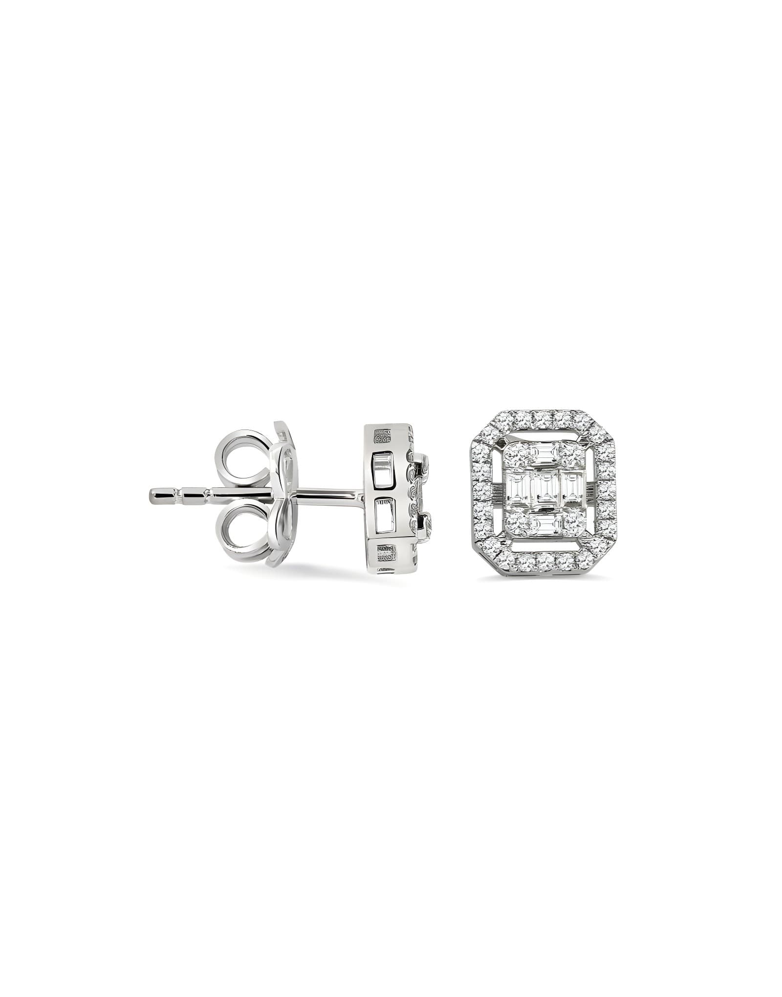 0.70ct F Rengi Baget Küpe