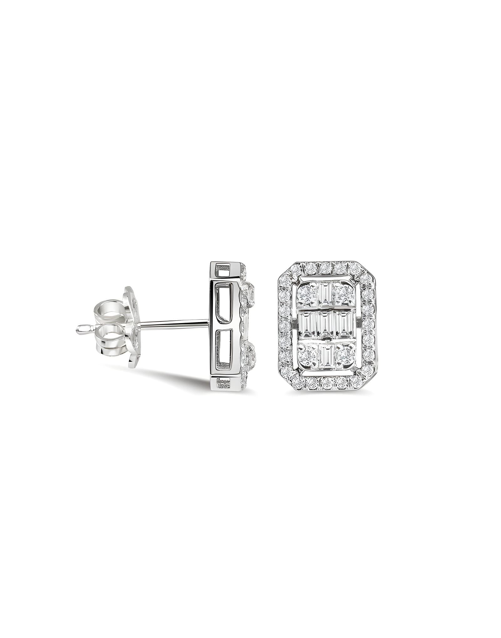 0.80ct F Rengi Baget Küpe