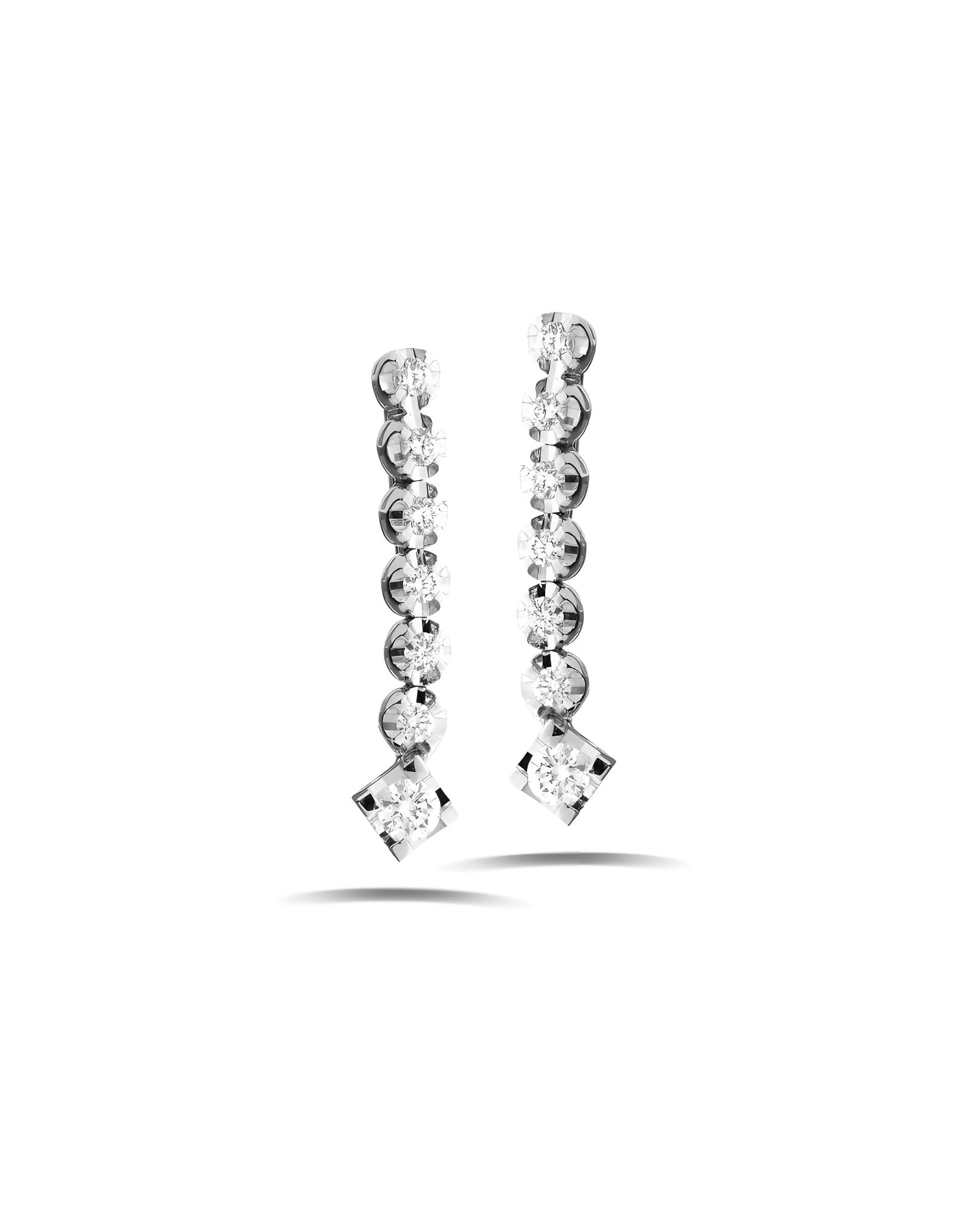 0.45 ct F / VS Pırlanta Küpe