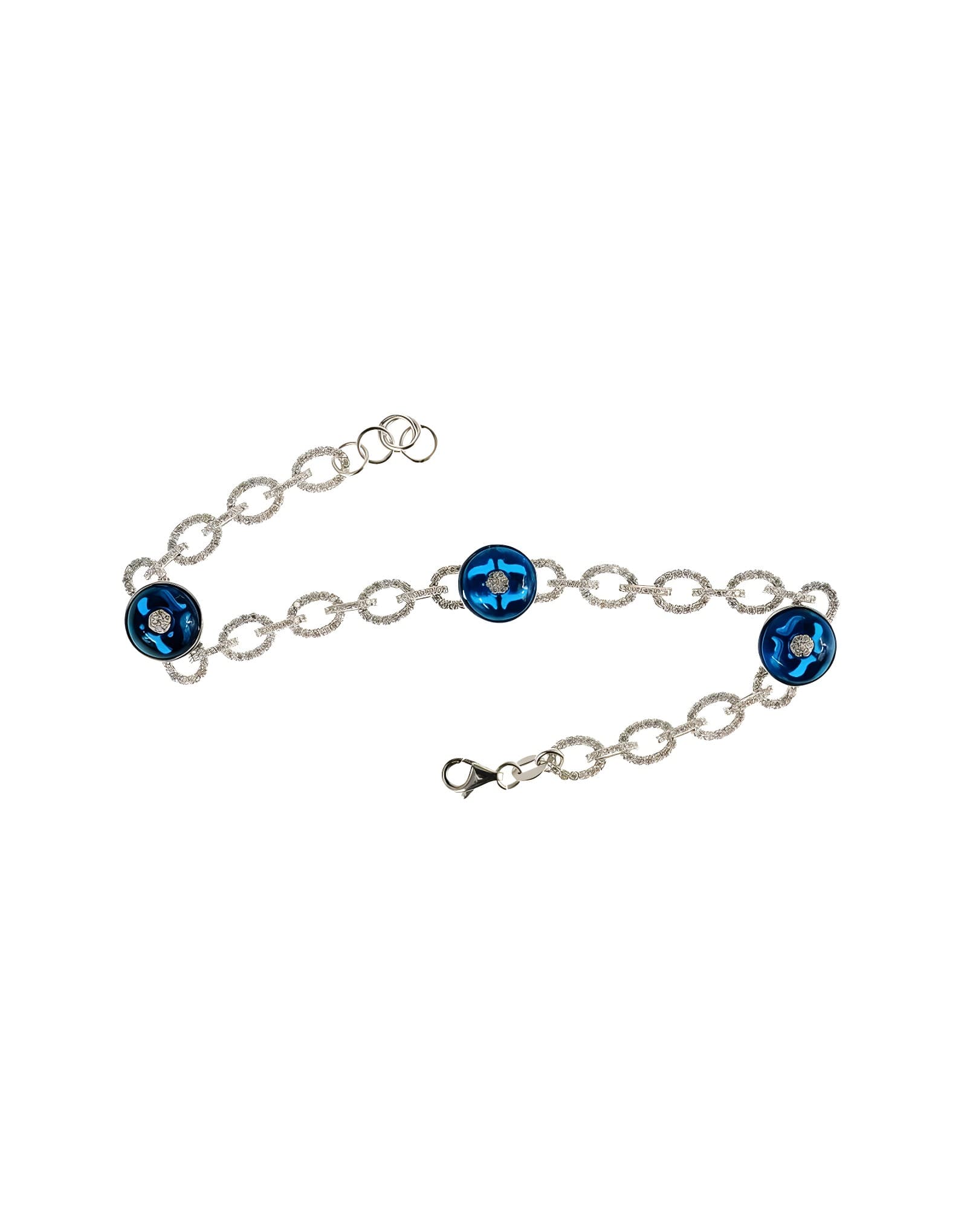 1.75ct Pırlantalı Zincir Göz Bileklik