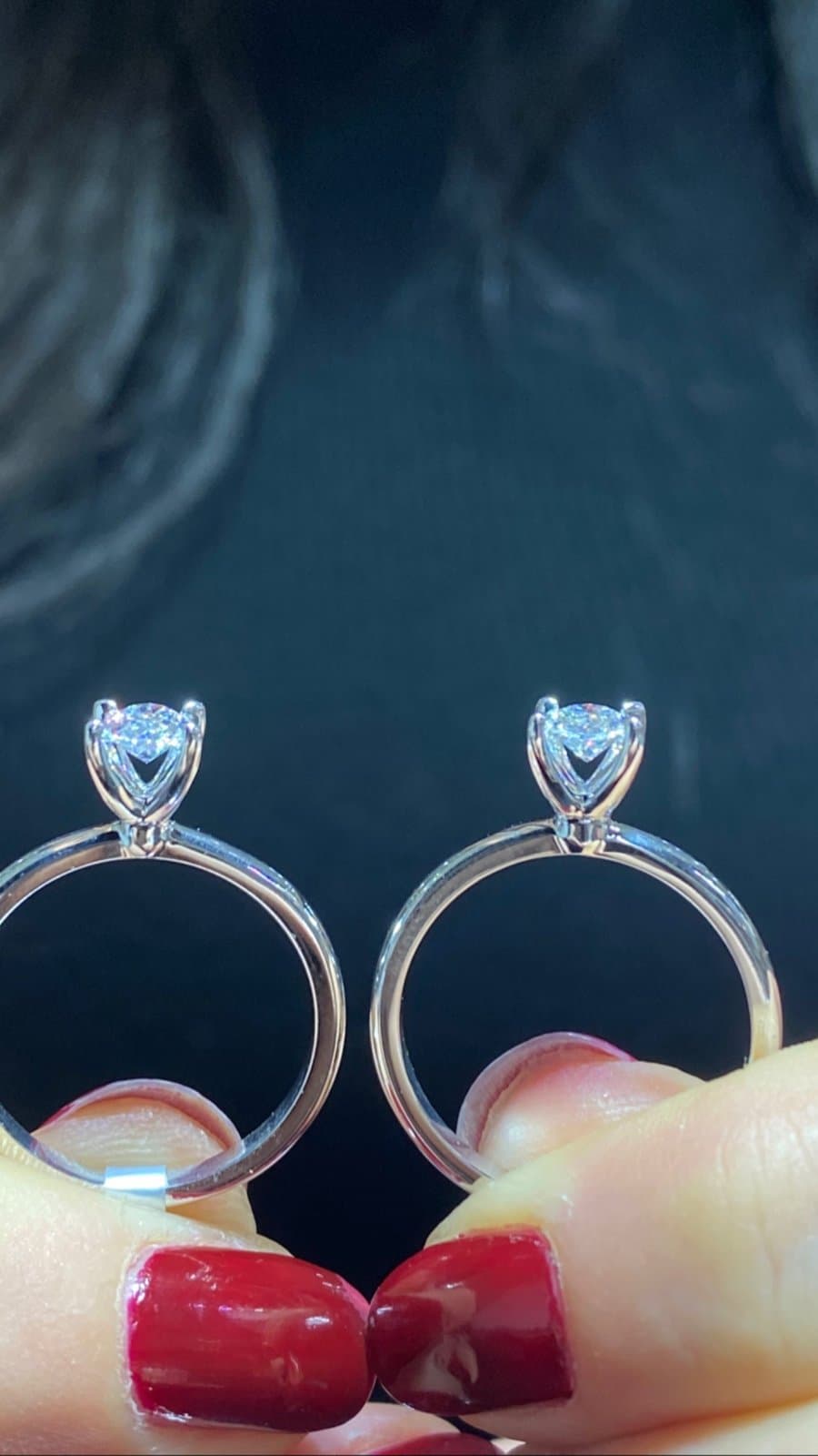 HRD Pençe Tırnak 1.00ct F Rengi Oval Tektaş — 4. görünüm