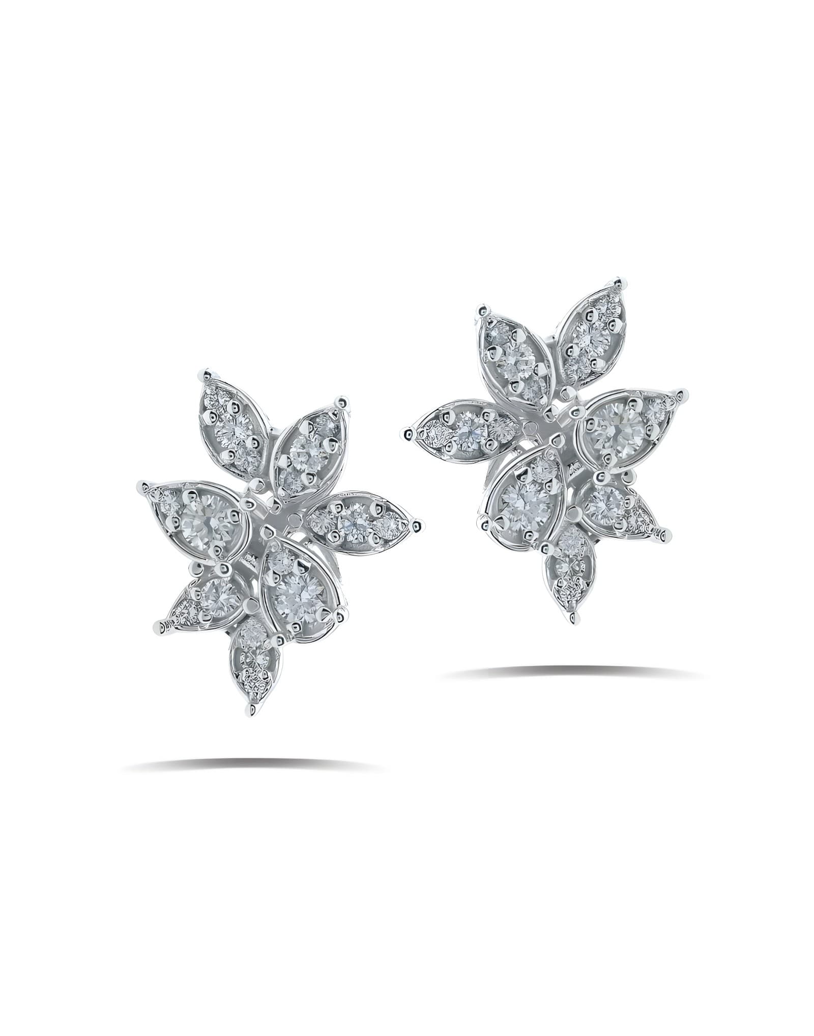0.46 ct Damla Montür Pırlanta Küpe