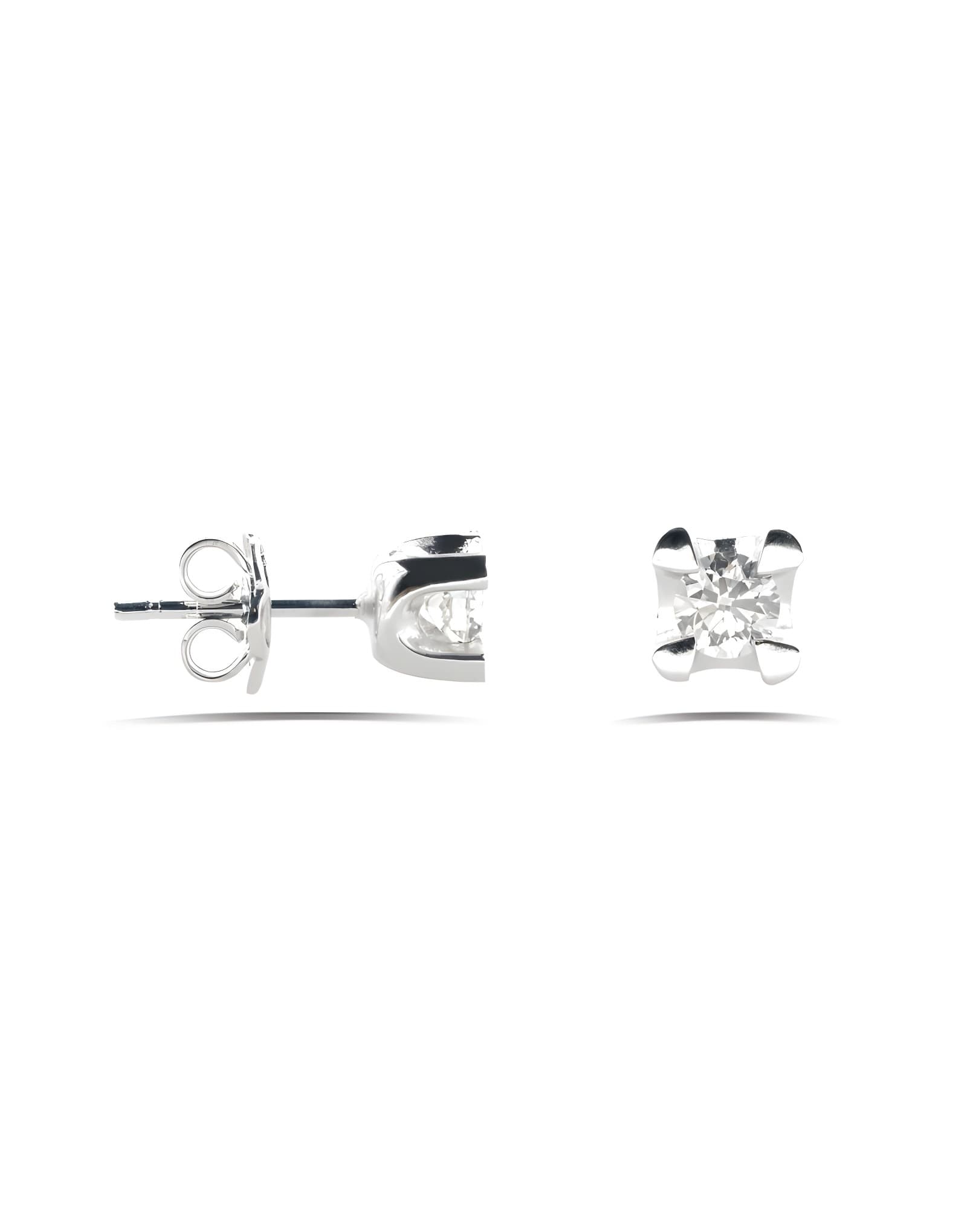 0.20ct F Rengi Damla Tırnak Küpe
