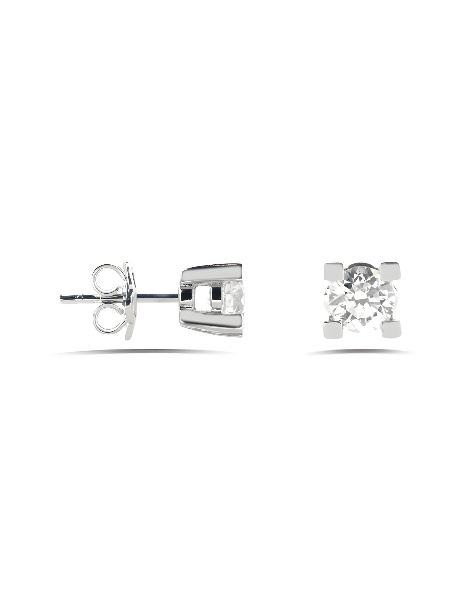 0.28ct F Rengi Takoz Tırnak Küpe