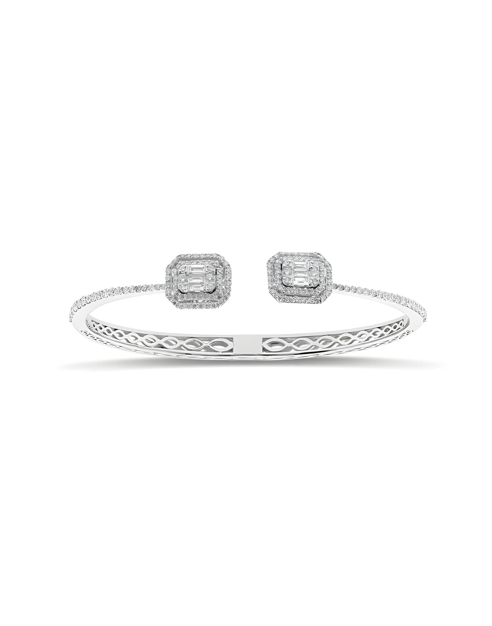 1.53ct F Rengi Baget Pırlanta Bileklik
