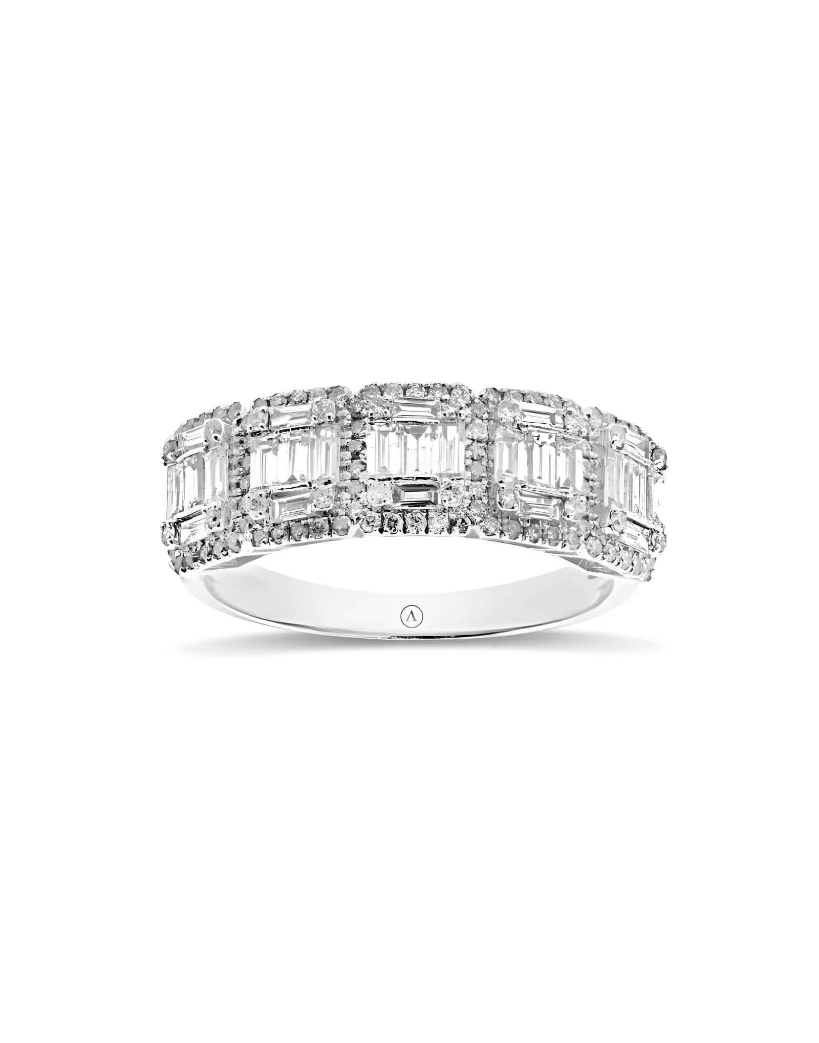 0.90ct Baget Pırlanta Beştaş