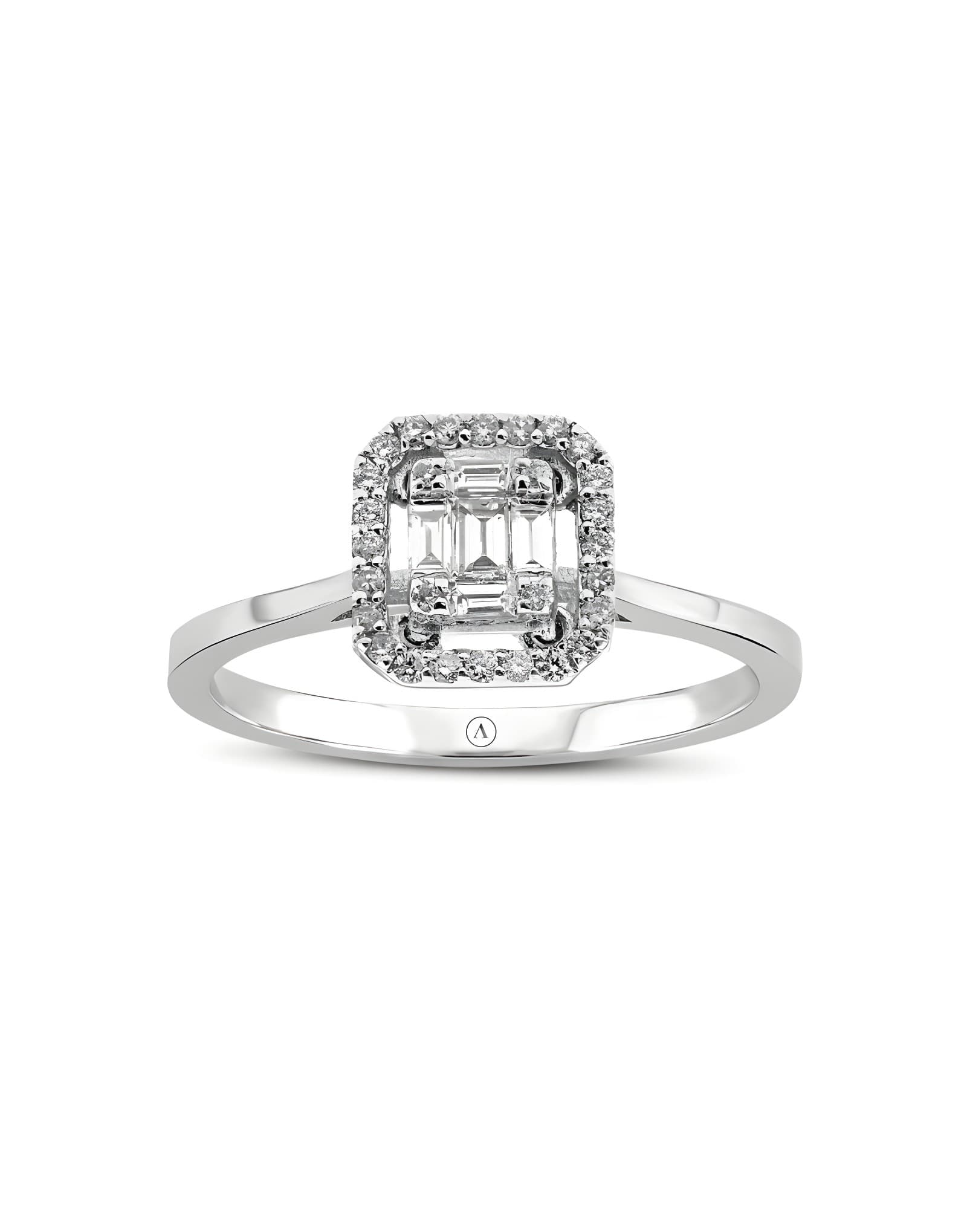 0.32ct F Rengi Baget Pırlanta — 2. görünüm