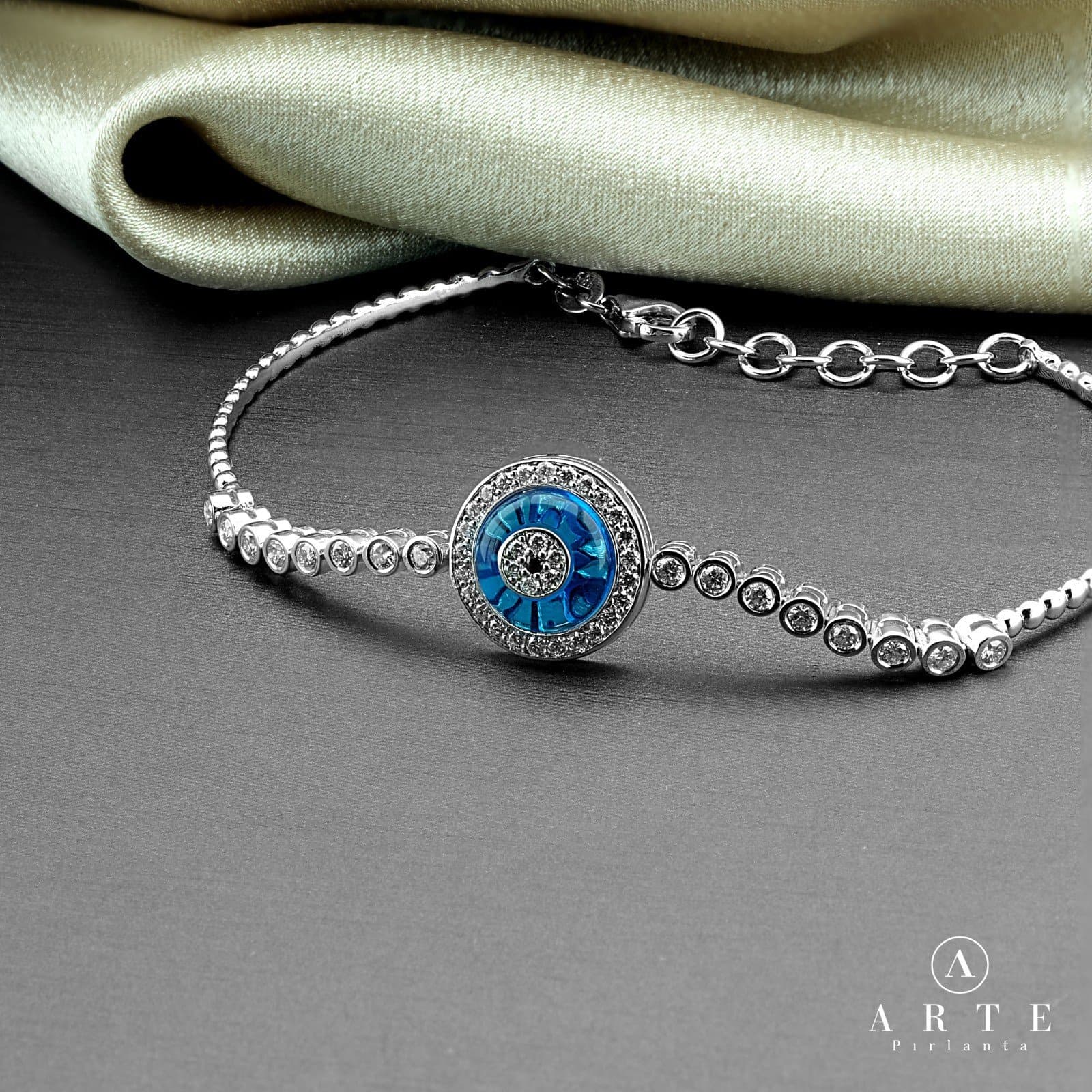Evil Eye Talissman 0.60ct Göz Pırlantalı Bileklik — 3. görünüm