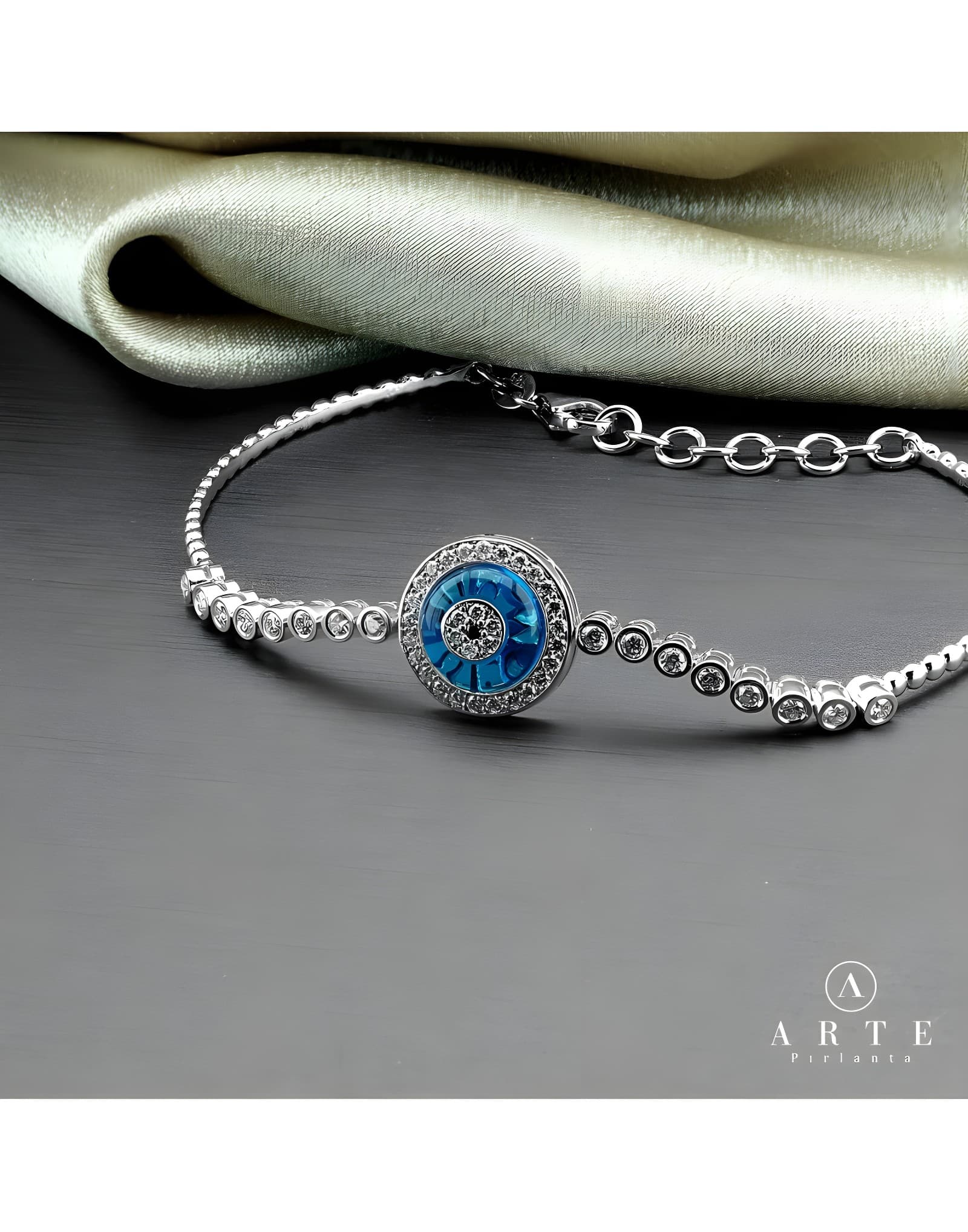 Evil Eye Talissman 0.60ct Göz Pırlantalı Bileklik — 2. görünüm