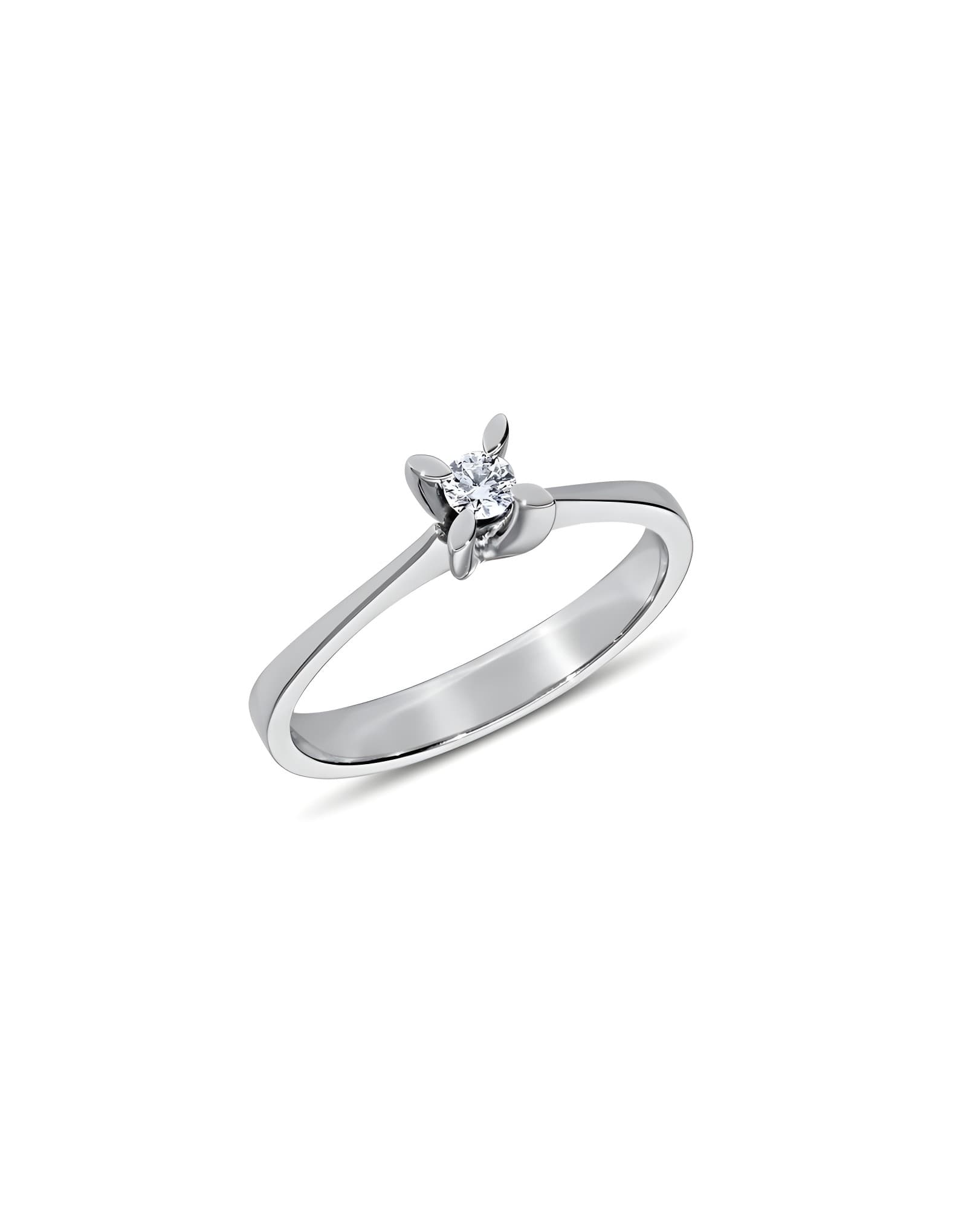 0.24ct F Rengi Pırlanta Tektaş Yüzük