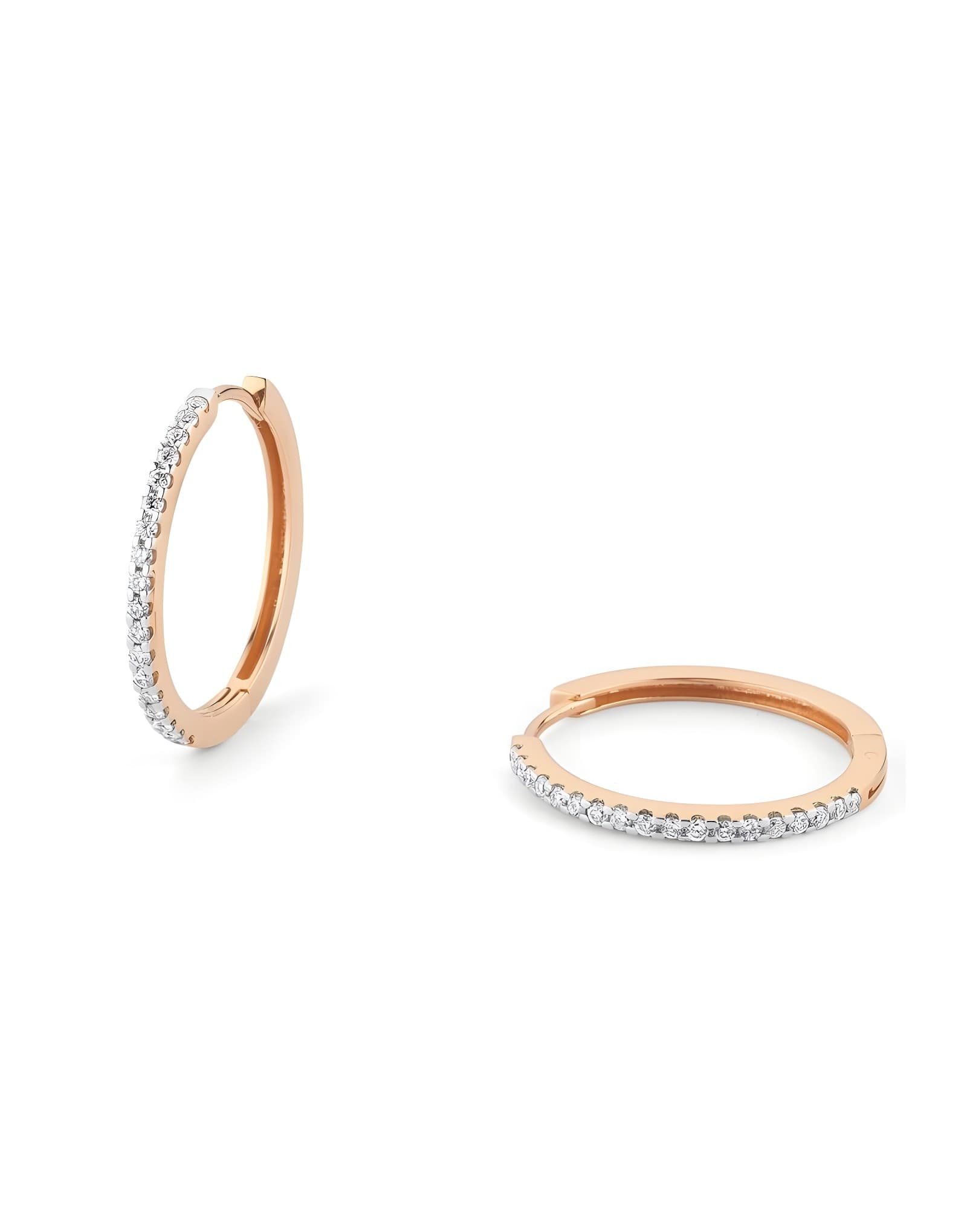 0.43ct Pırlanta Halka Küpe — 2. görünüm