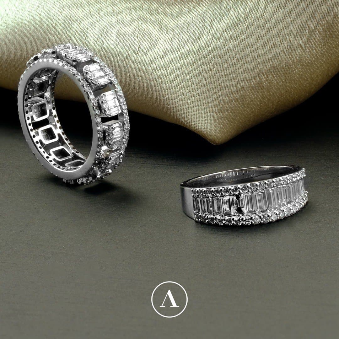2.10ct F rengi Pırlanta Baget Tamtur — 4. görünüm
