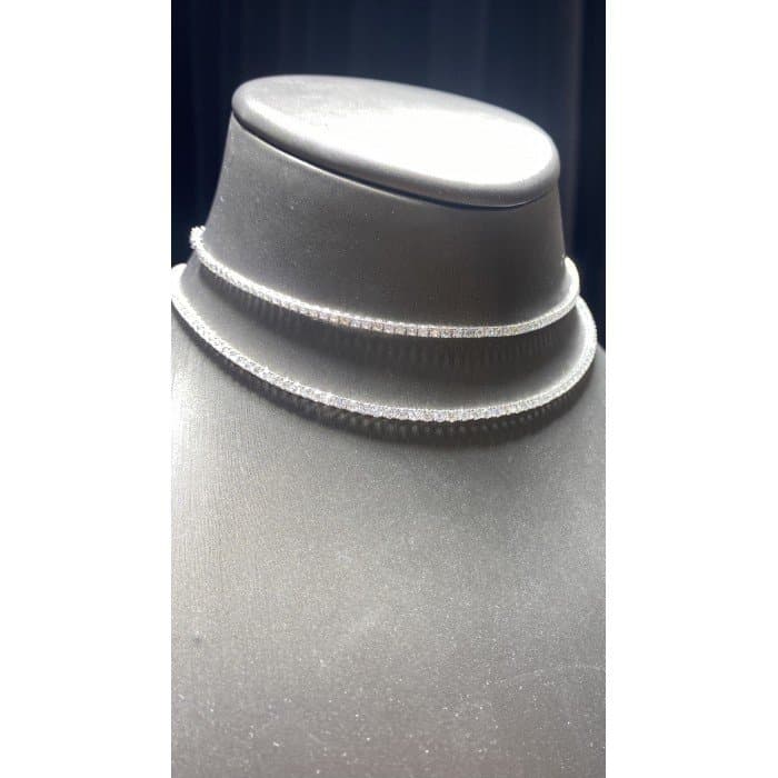 3.20ct F Rengi Tennis Choker — 5. görünüm