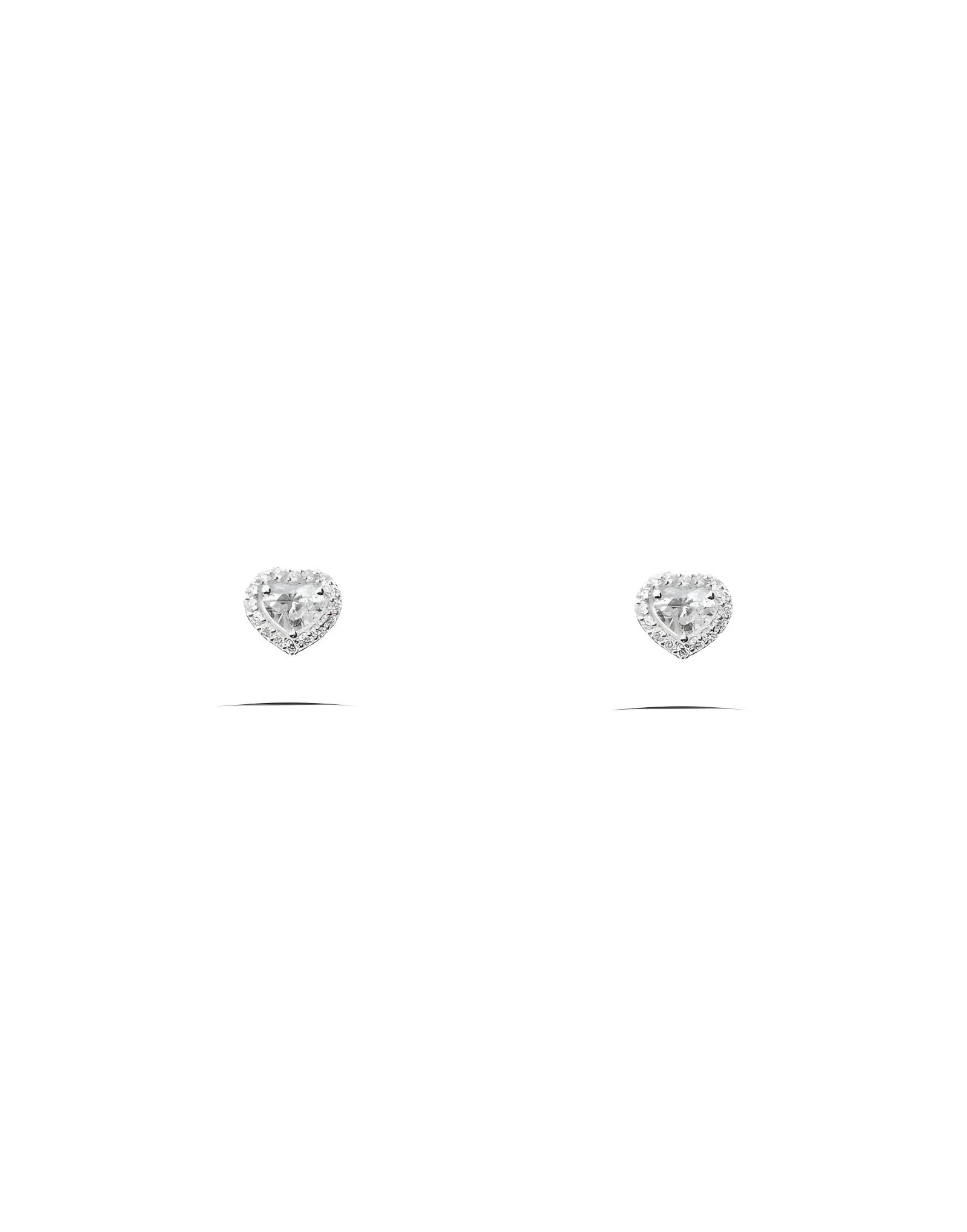 0.55ct Kalp kesim pırlanta küpe
