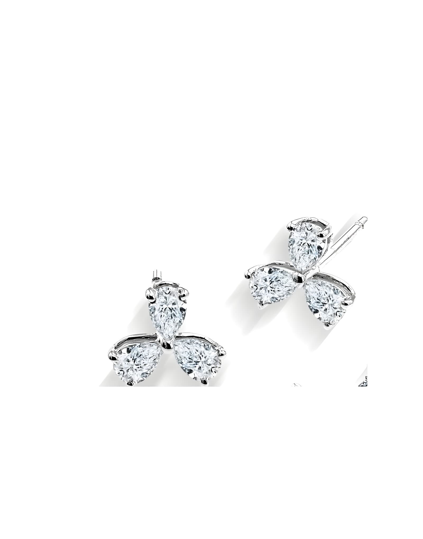 0.82ct F Rengi Damla Kesim küpe