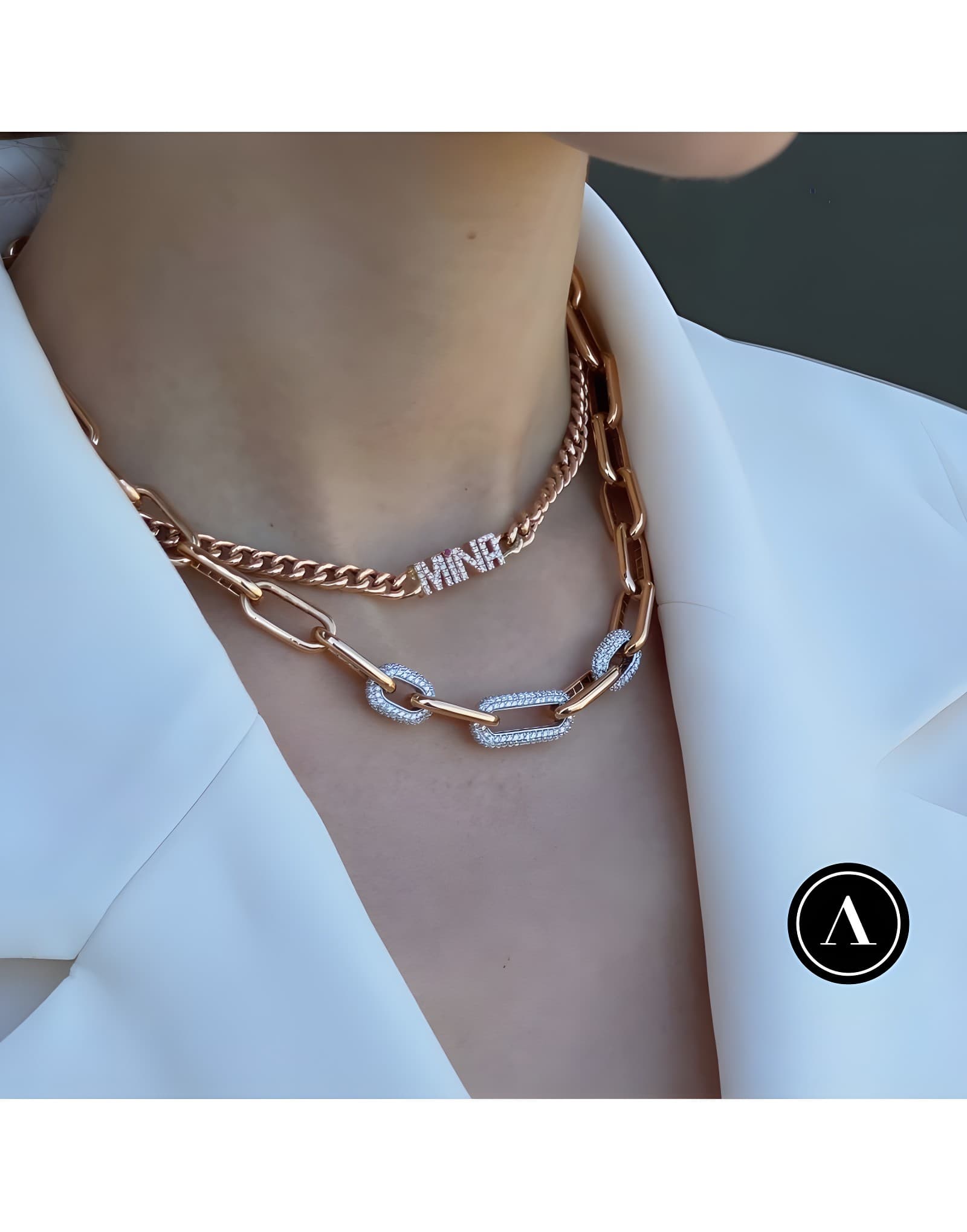 Arte Letter Choker — 2. görünüm