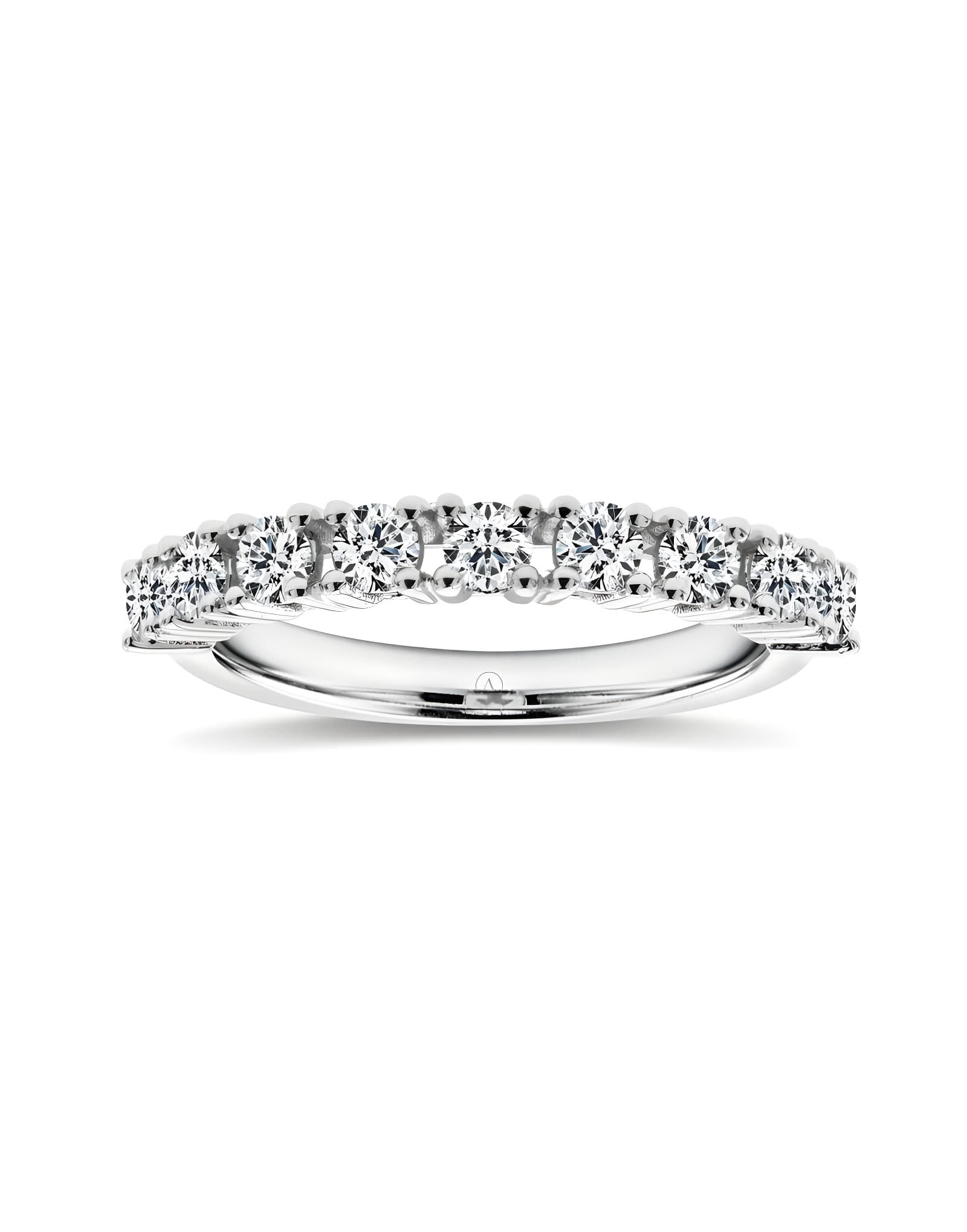 0.65ct F Rengi Pırlanta Yarım tur Yüzük