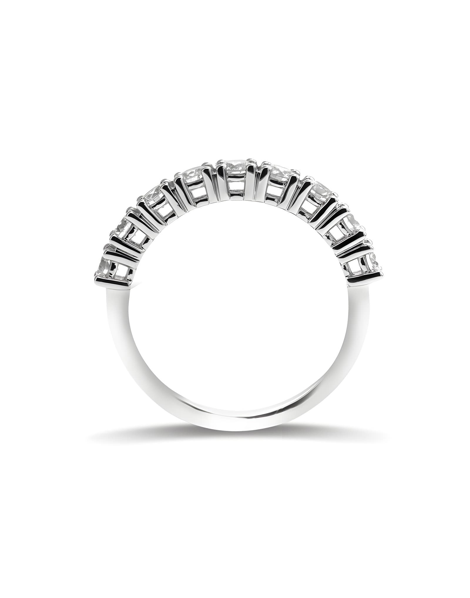 0.65ct F Rengi Pırlanta Yarım tur Yüzük — 2. görünüm