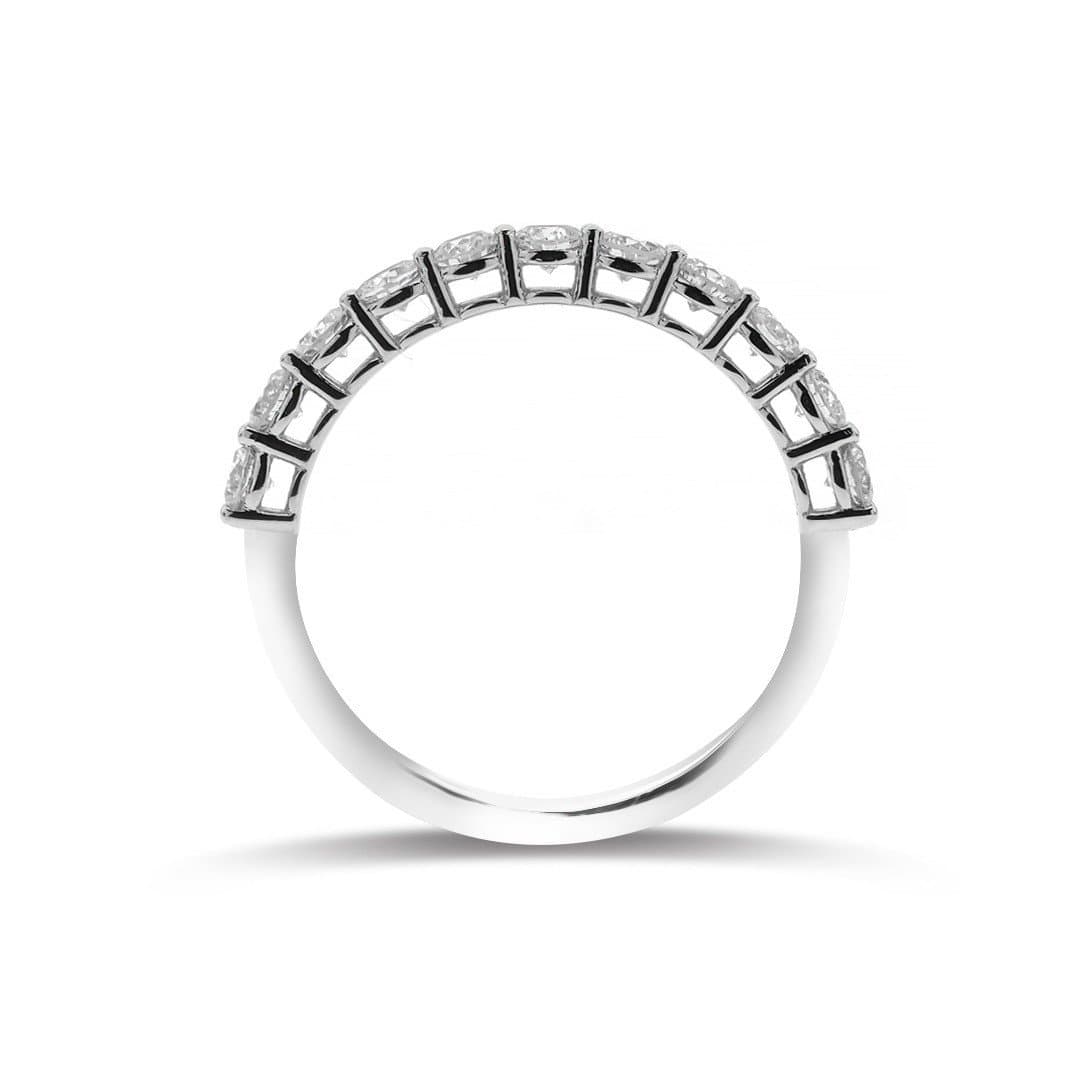 0.92ct F Rengi Pırlanta Yarım Tur Yüzük — 2. görünüm