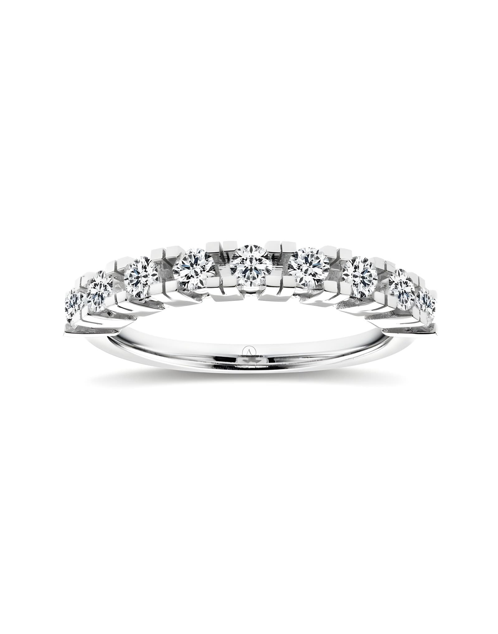 0.65ct F rengi Pırlanta Yarımtur Yüzük