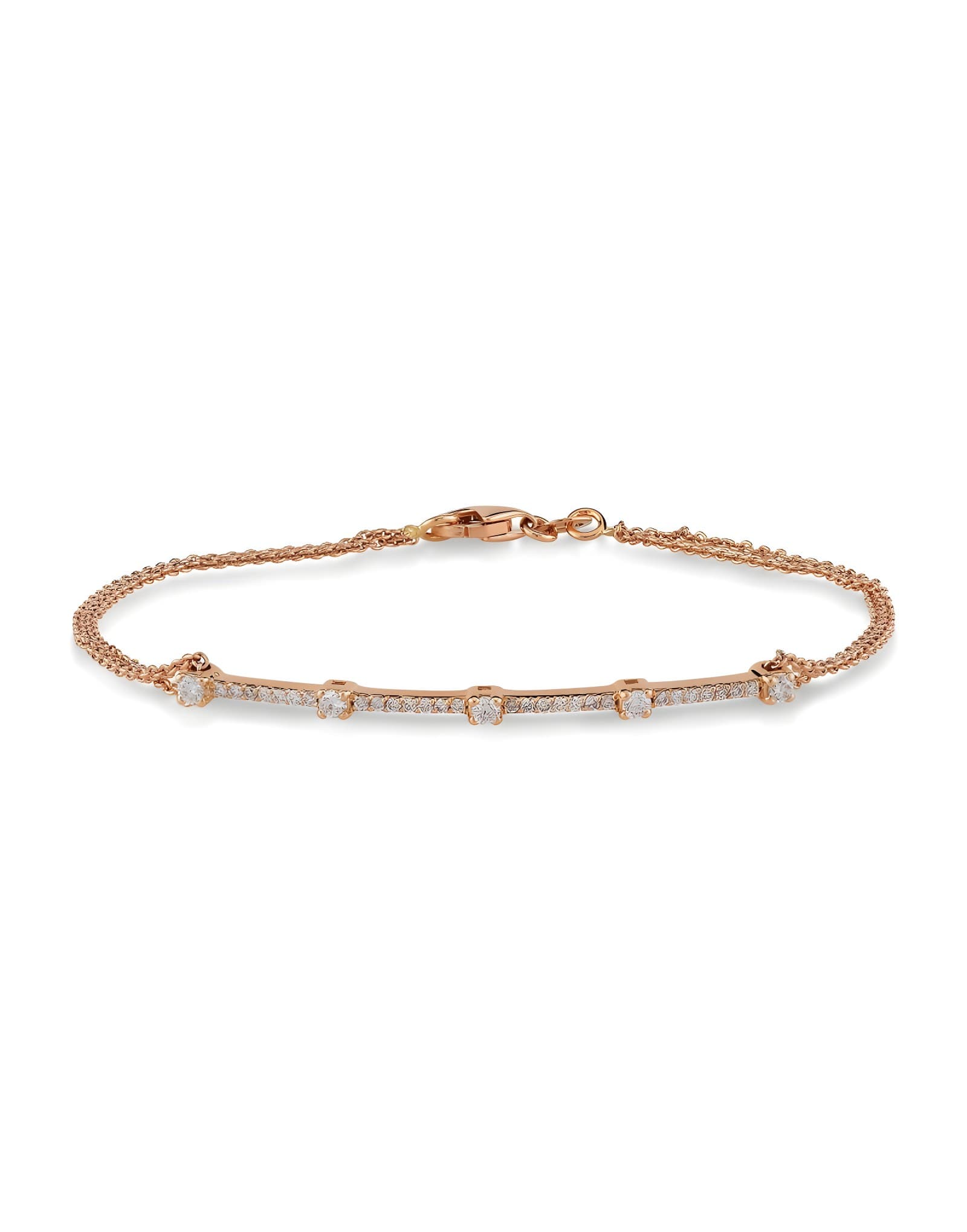 0.53ct F Rengi Pırlanta Stil Bileklik