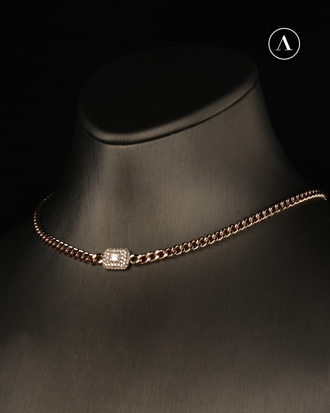 Siena 0.60ct Zincir Choker — 3. görünüm