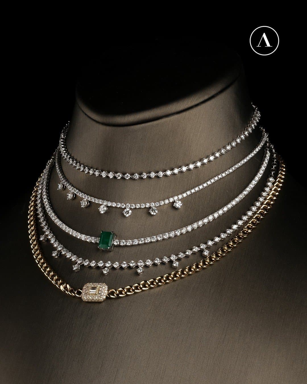 Siena 0.60ct Zincir Choker — 4. görünüm