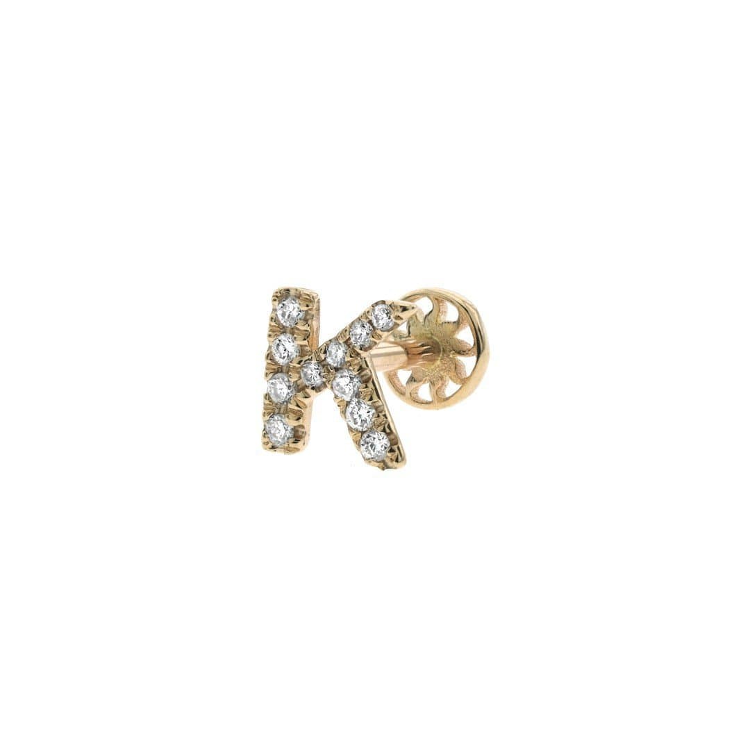 Tragus Harf Pırlanta Küpe — 3. görünüm