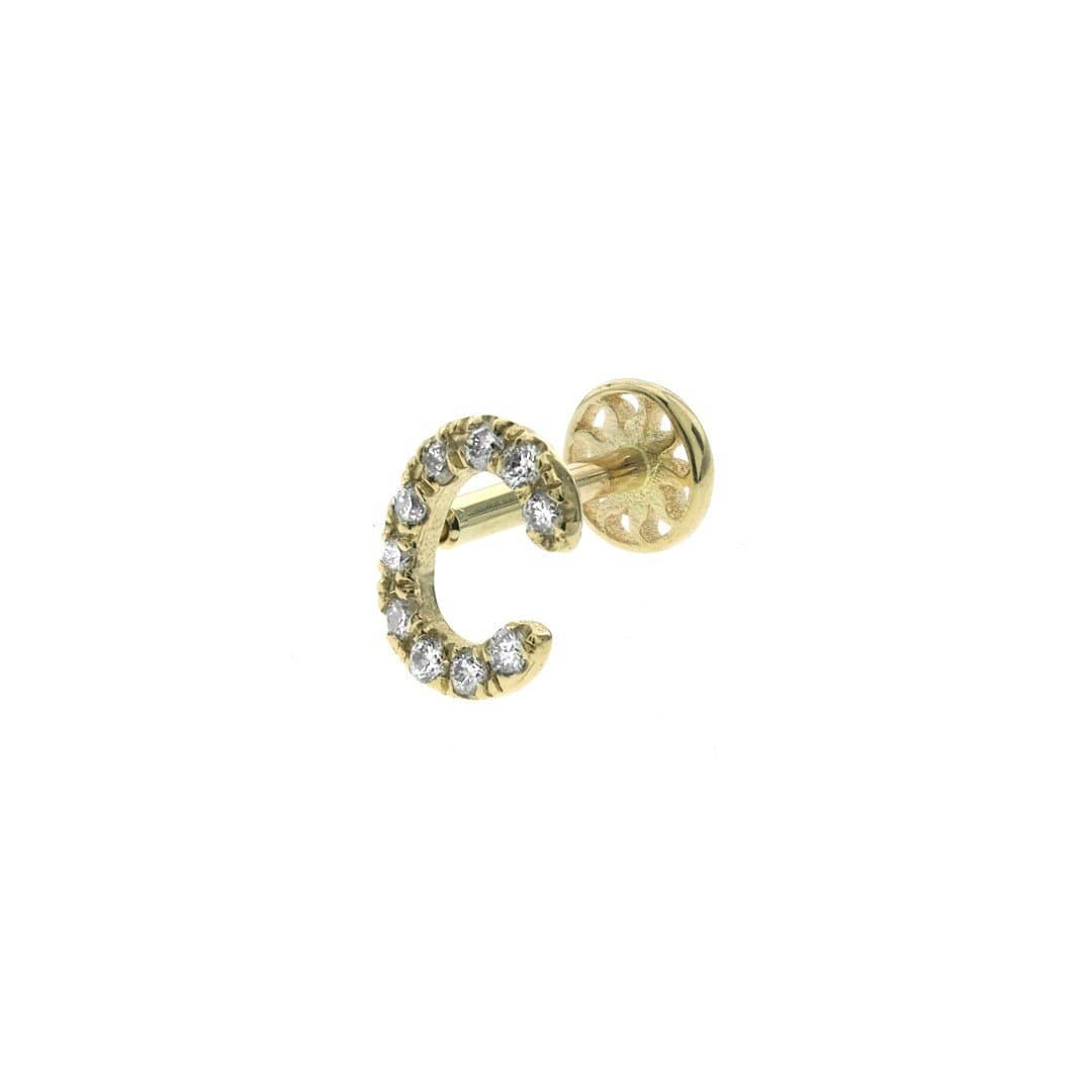 Tragus Harf Pırlanta Küpe — 5. görünüm