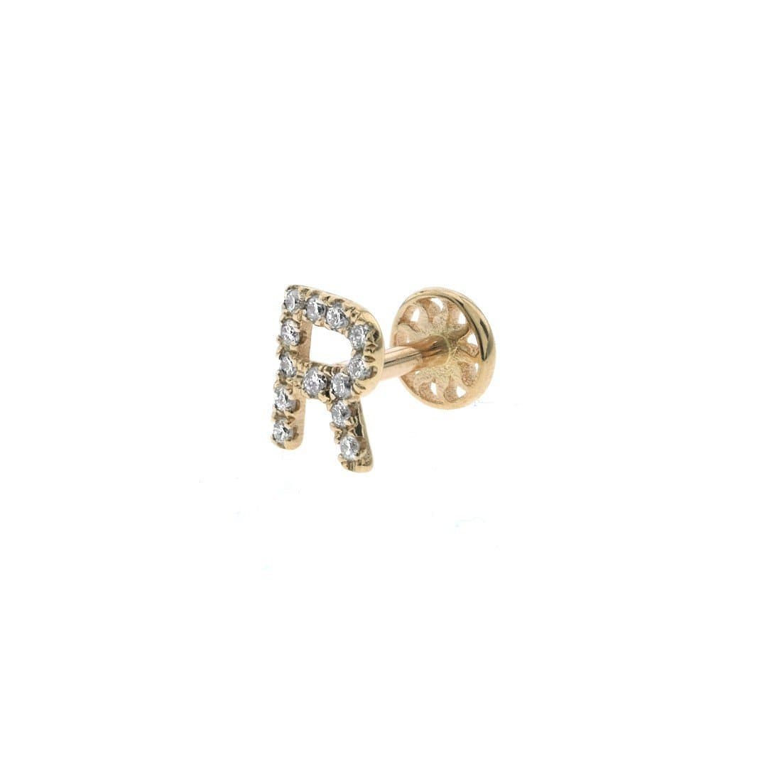 Tragus Harf Pırlanta Küpe — 7. görünüm