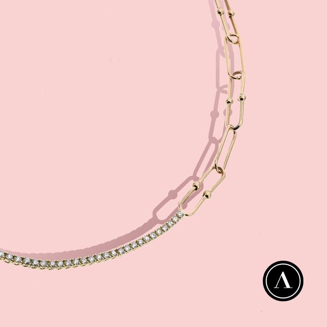 2.10ct tennis chain choker — 4. görünüm