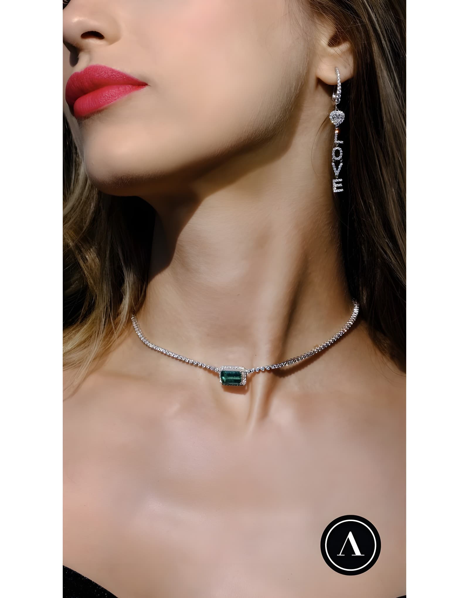 Arte Choker Zümrüt Pırlanta