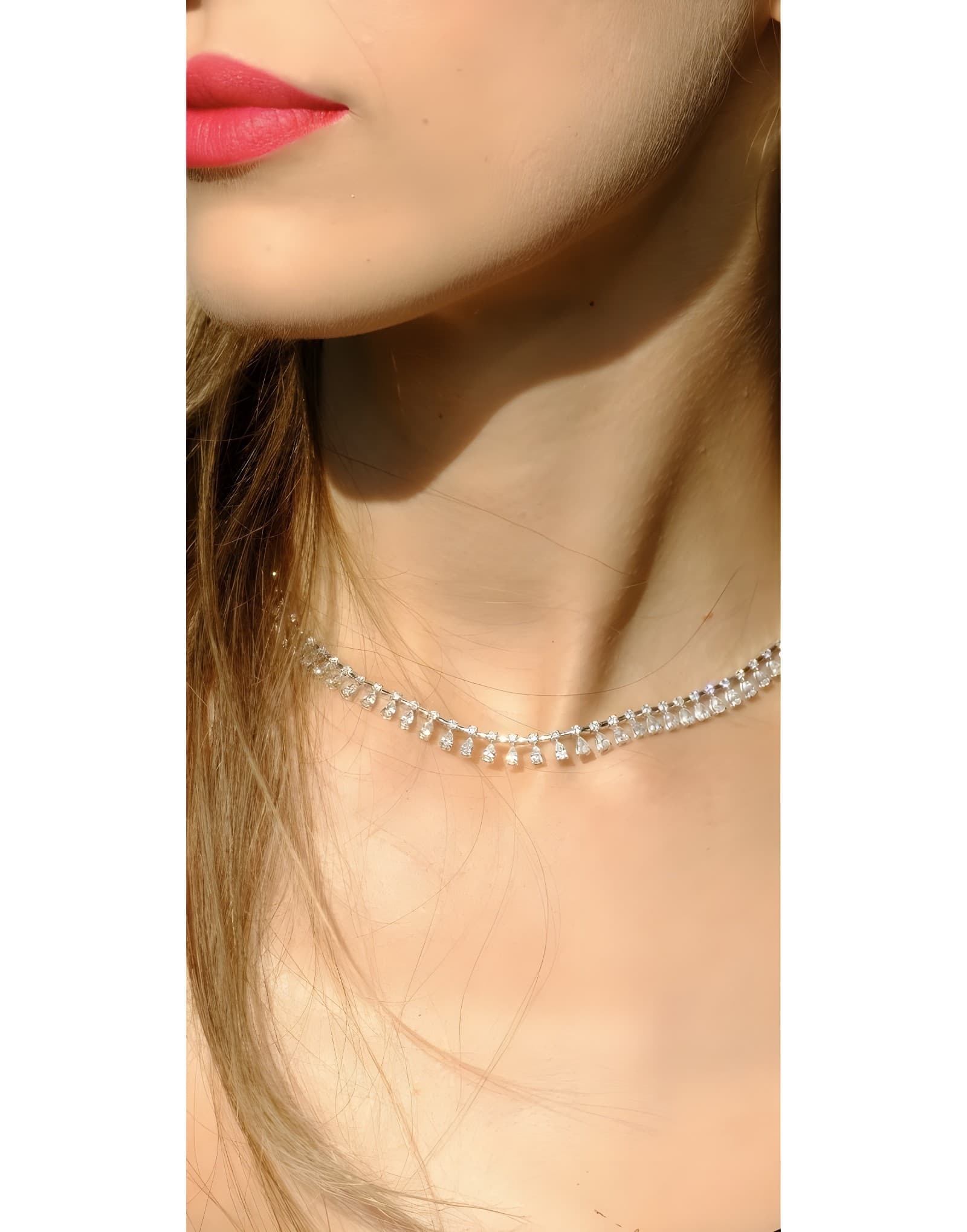 4.60ct Damla Pırlanta Choker