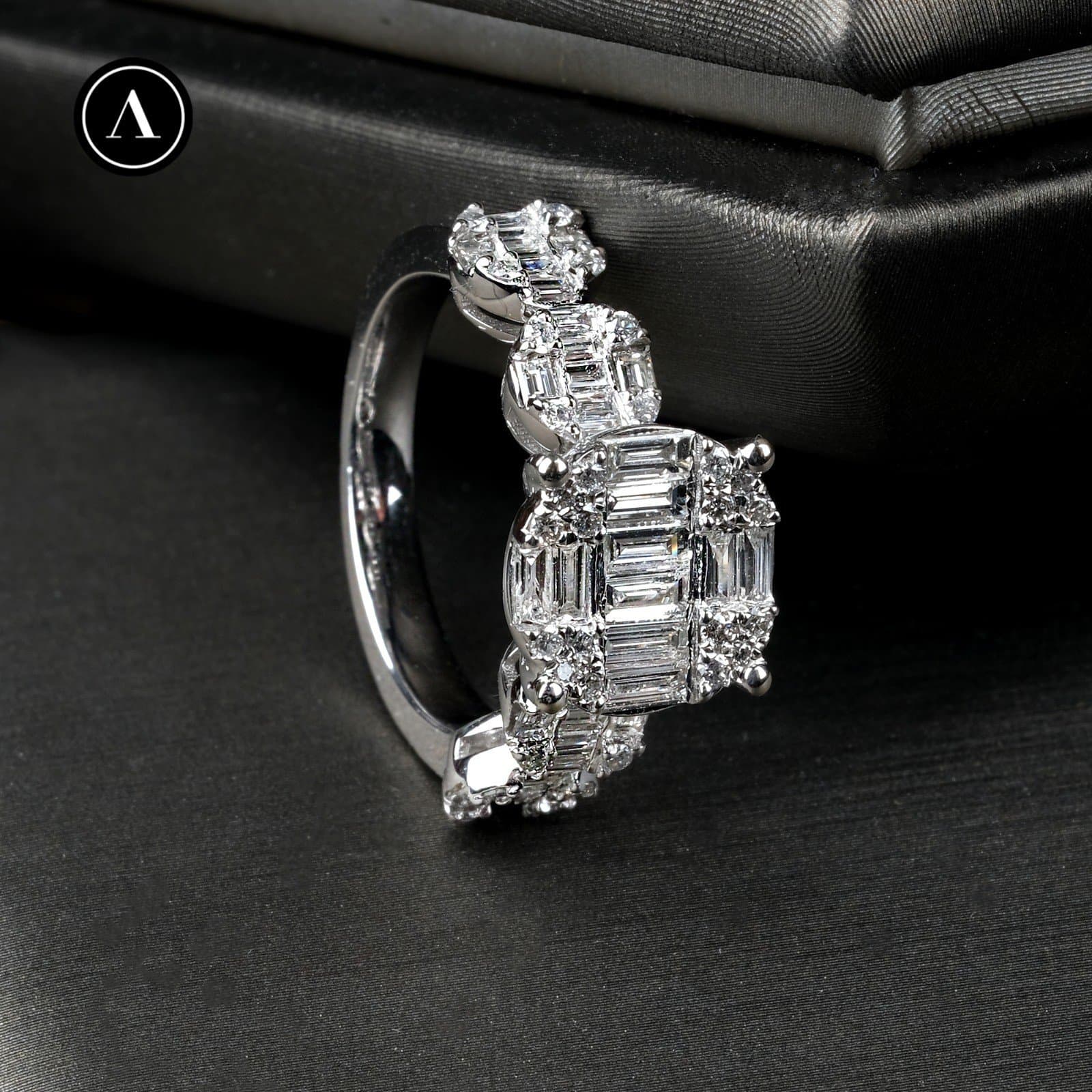 1.15ct F Rengi Baget Pırlanta Yüzük — 5. görünüm