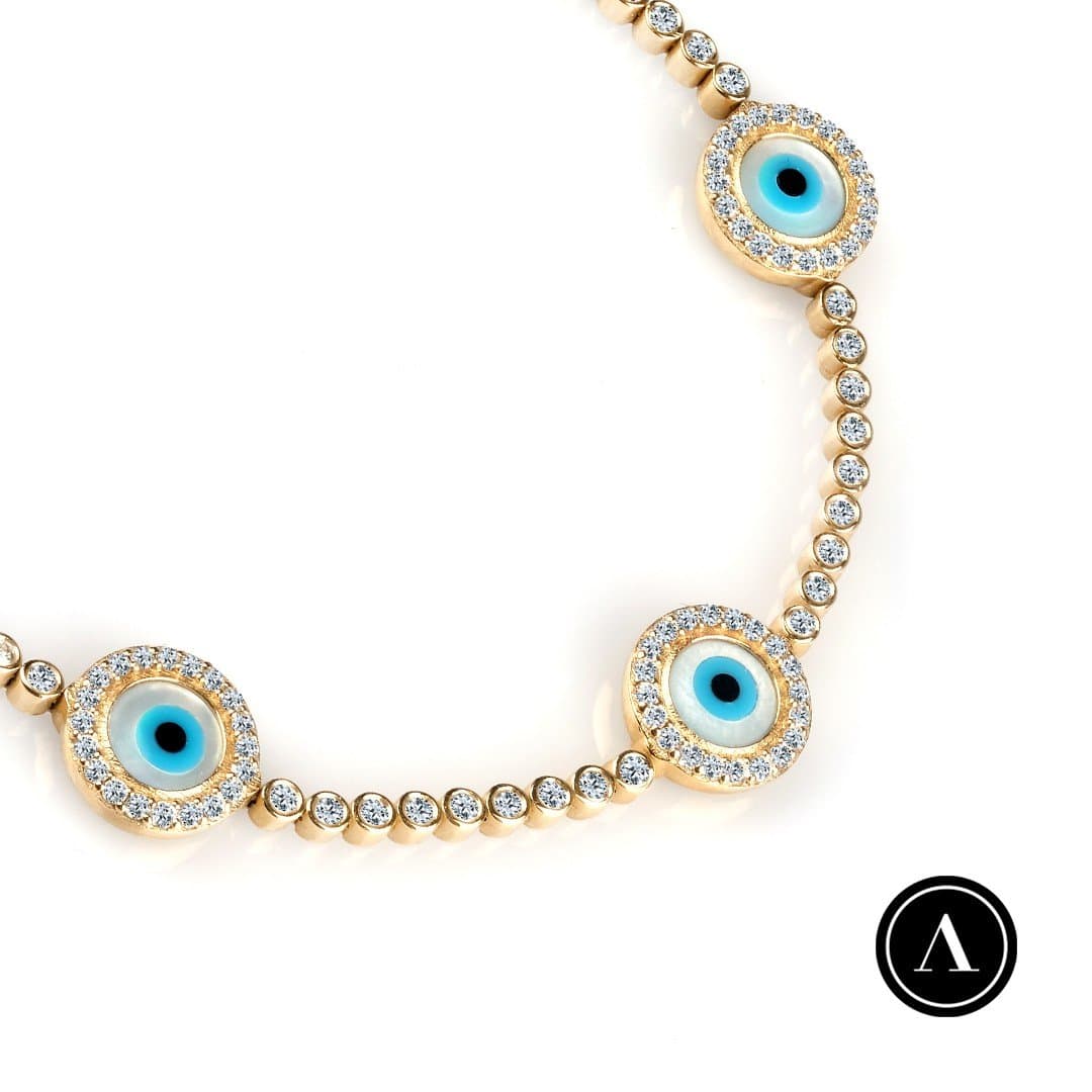 1.23ct F Rengi Pırlantalı Göz Bileklik — 3. görünüm