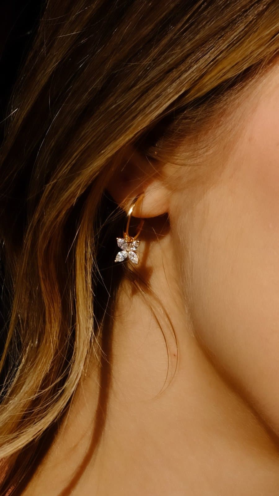 4 Markiz 0.90 ct Stil Küpe — 6. görünüm