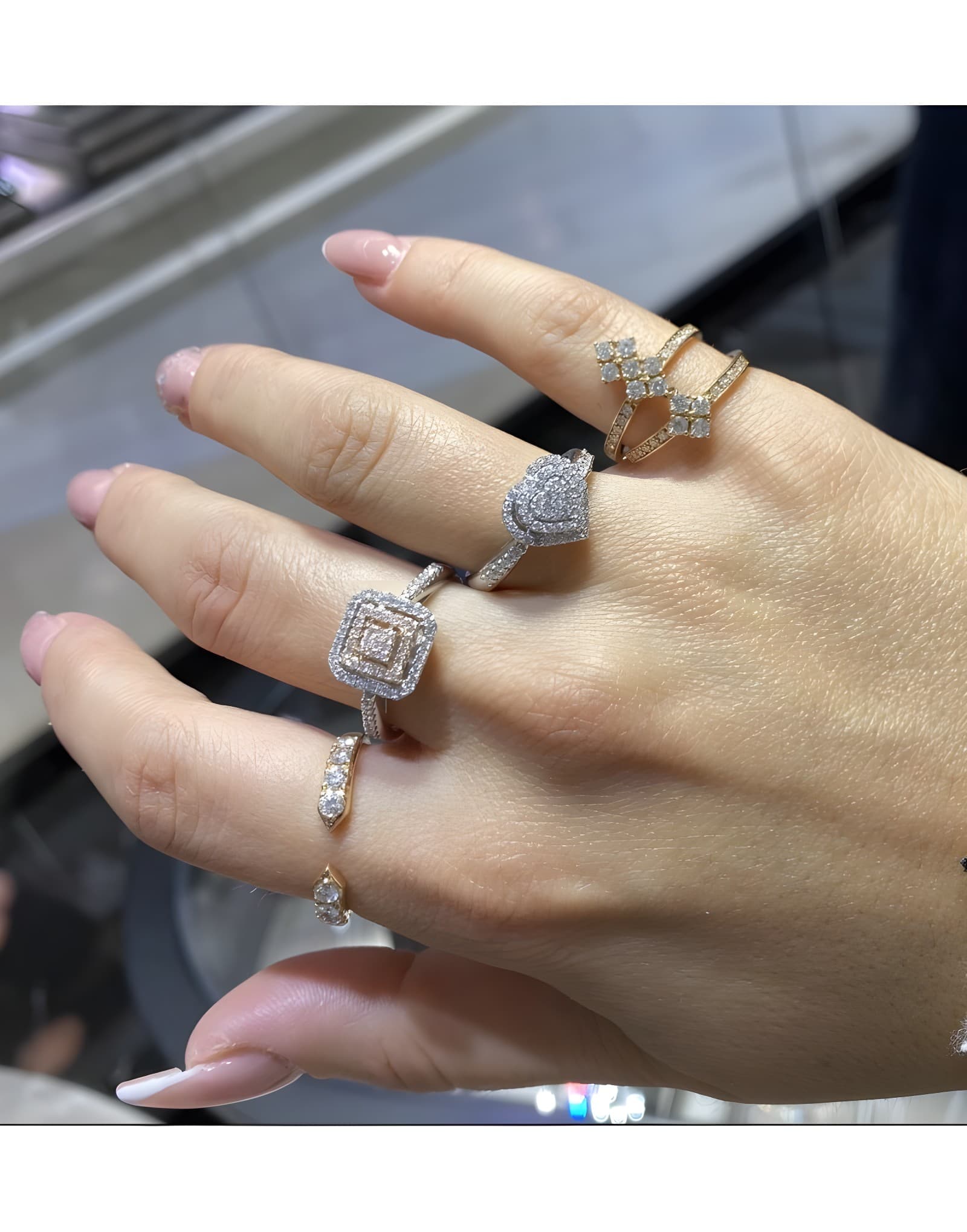 0.40ct F Rengi Stil Pırlanta Yüzük — 2. görünüm
