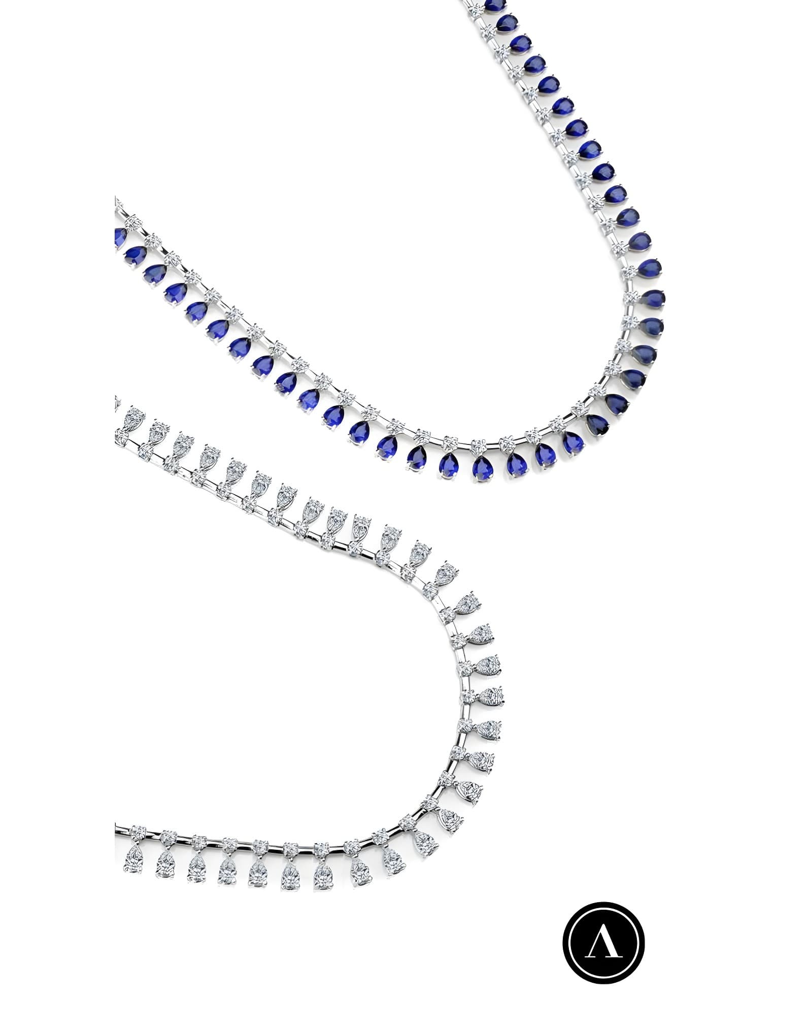 5.30ct Damla Pırlantalı Choker — 2. görünüm
