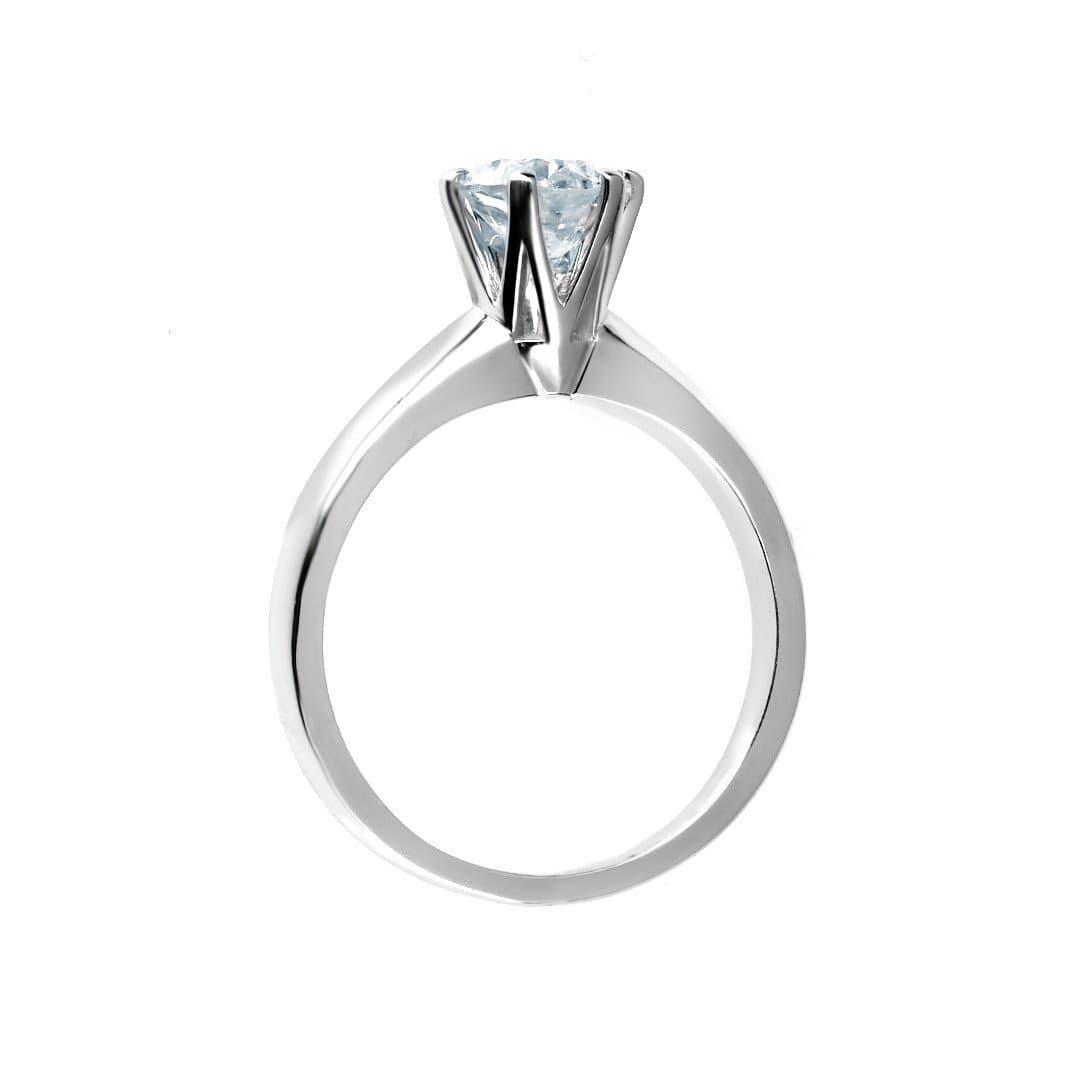HRD Sertifikalı 1.01ct F Rengi Tektaş Pırlanta Yüzük — 2. görünüm