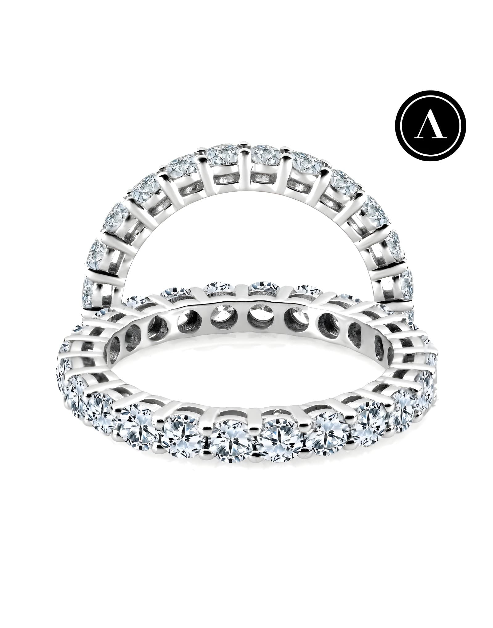 2.08ct F Rengi Pırlanta Tamtur Yüzük — 2. görünüm