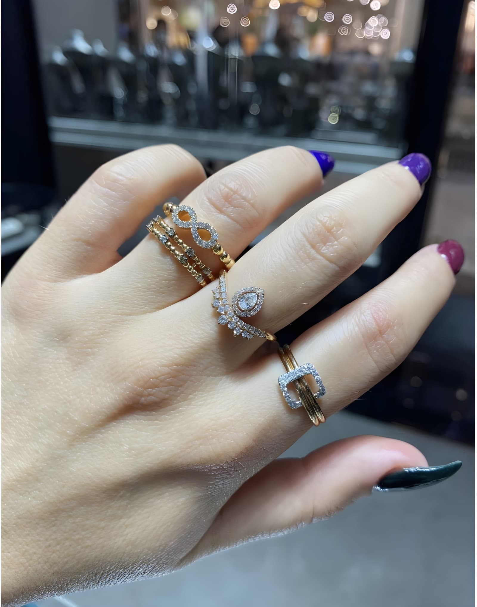Toka 0.15ct Pırlanta Günlük Stil Yüzük — 2. görünüm