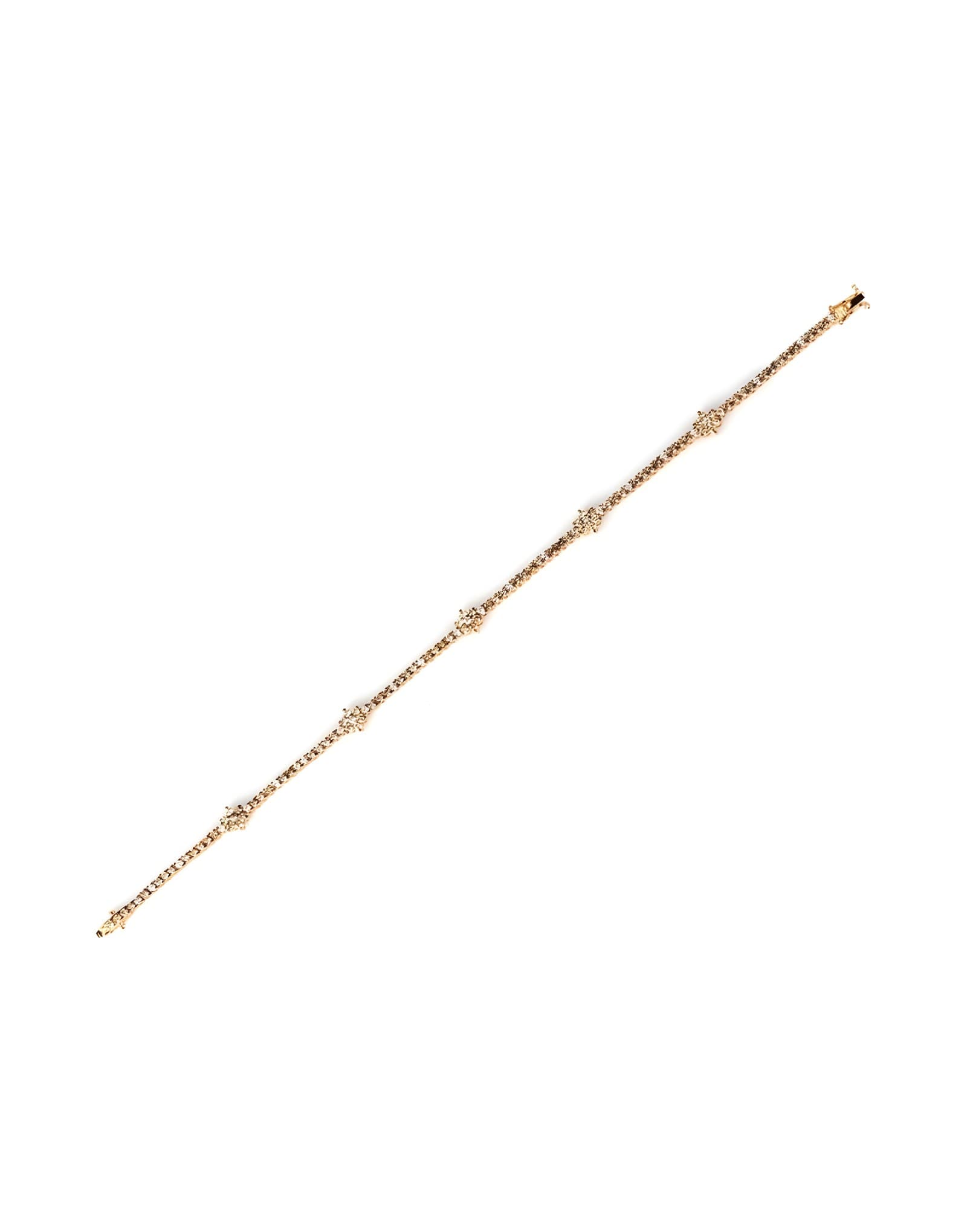 Flora Brown Tennis Bracelet