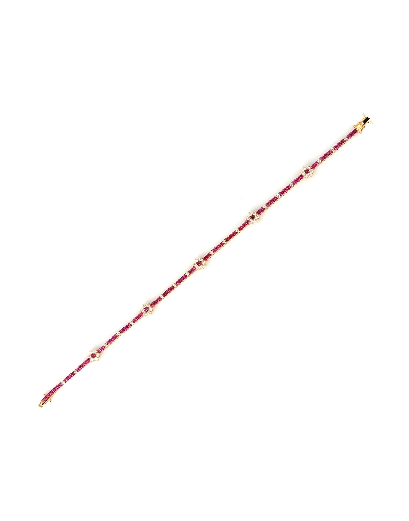 Flora Ruby Tennis Bracelet