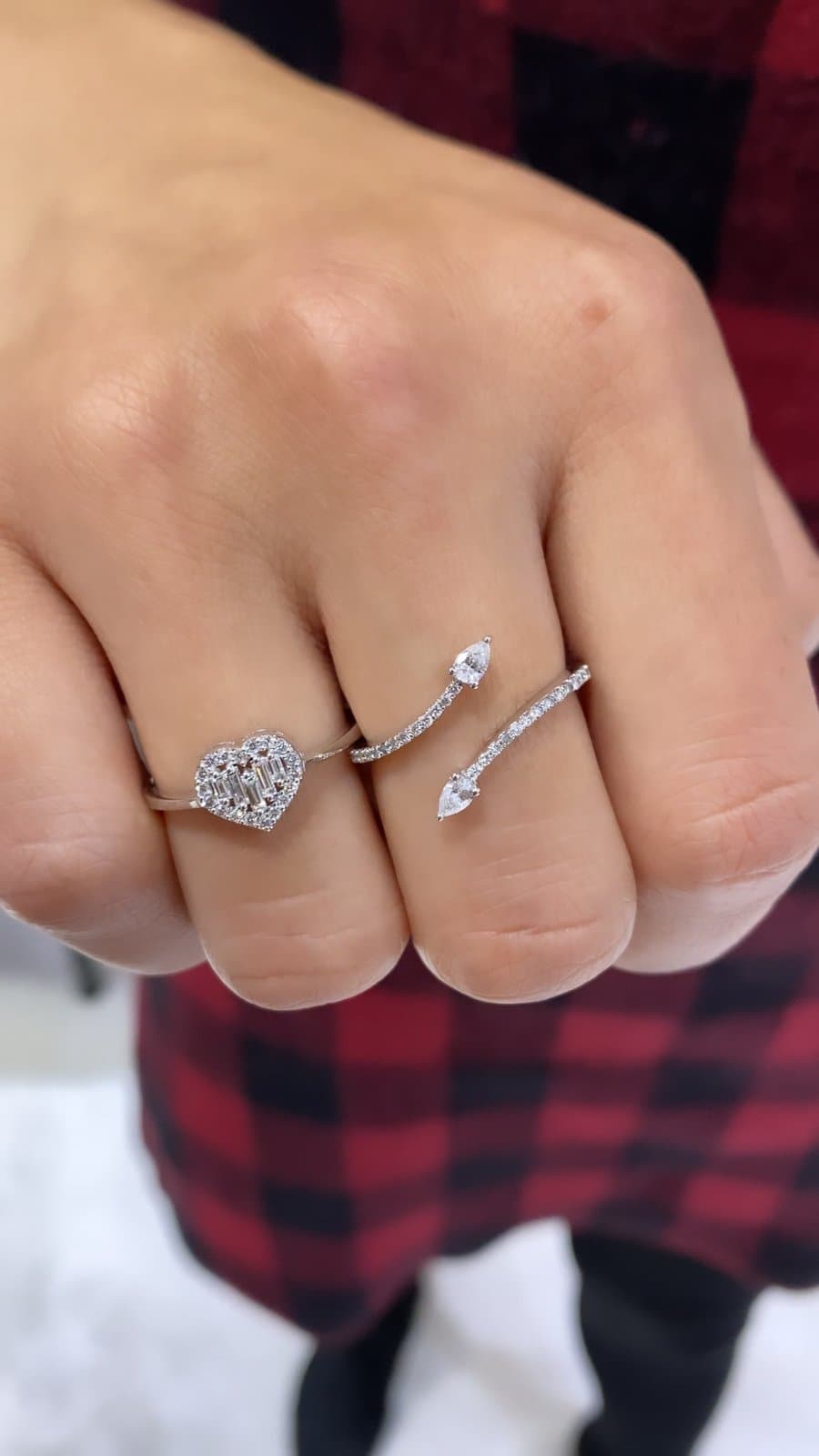 0.20ct Arte Love Baget Pırlanta Altın Yüzük — 2. görünüm