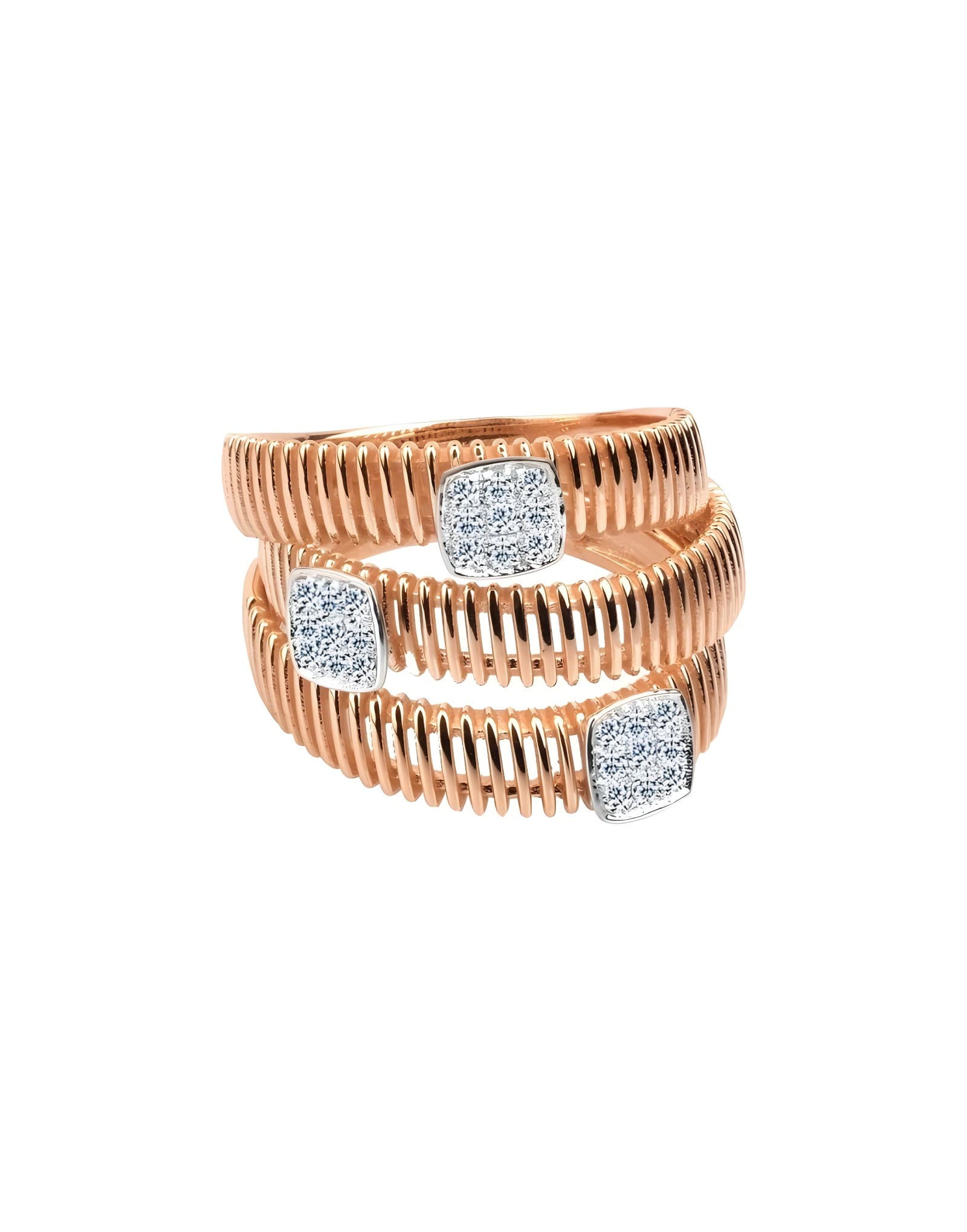 Tals Triple 0.26ct Pırlanta Altın Yüzük — 2. görünüm