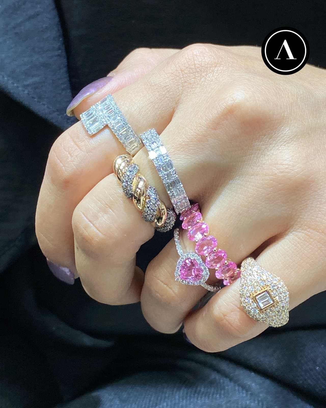 ARTE PİNK BAND OVAL TAMTUR ALTIN YÜZÜK — 3. görünüm