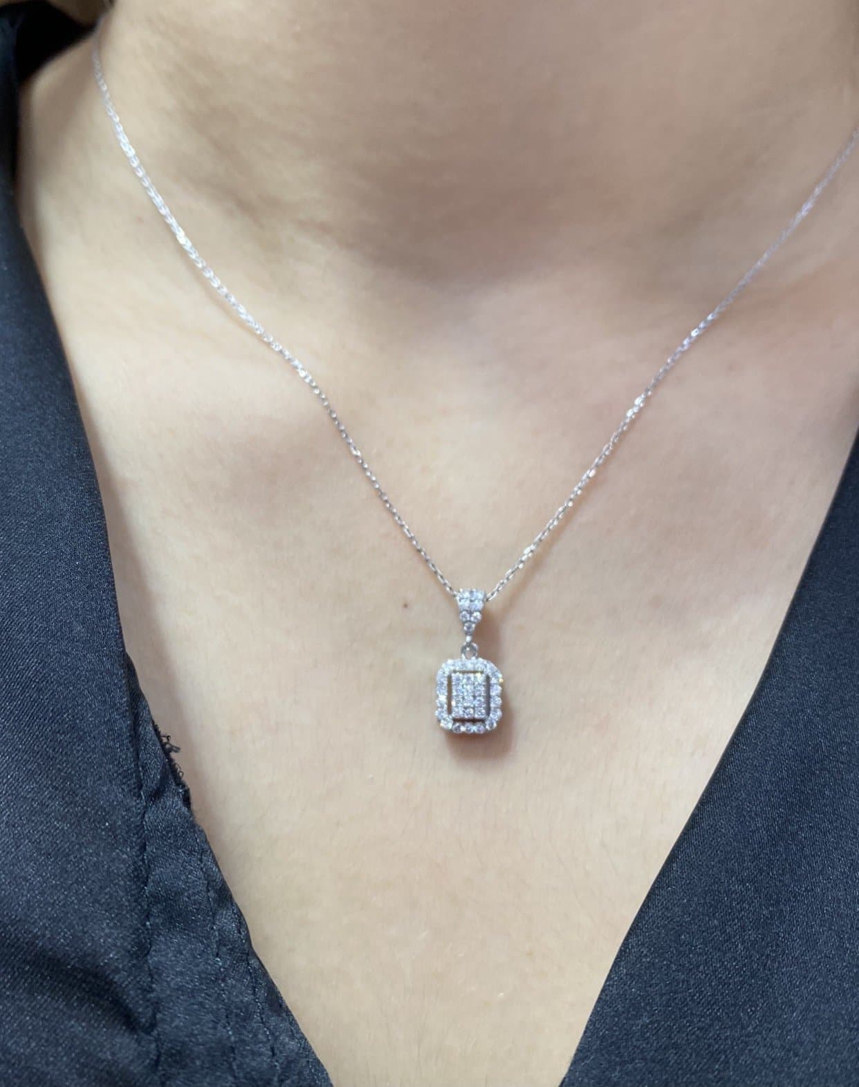 0.26 ct F / VS Pırlanta Altın Kolye — 4. görünüm