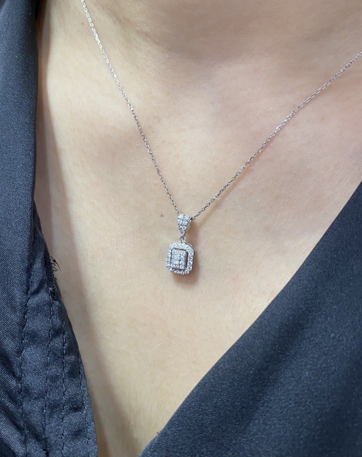 0.26 ct F / VS Pırlanta Altın Kolye — 5. görünüm