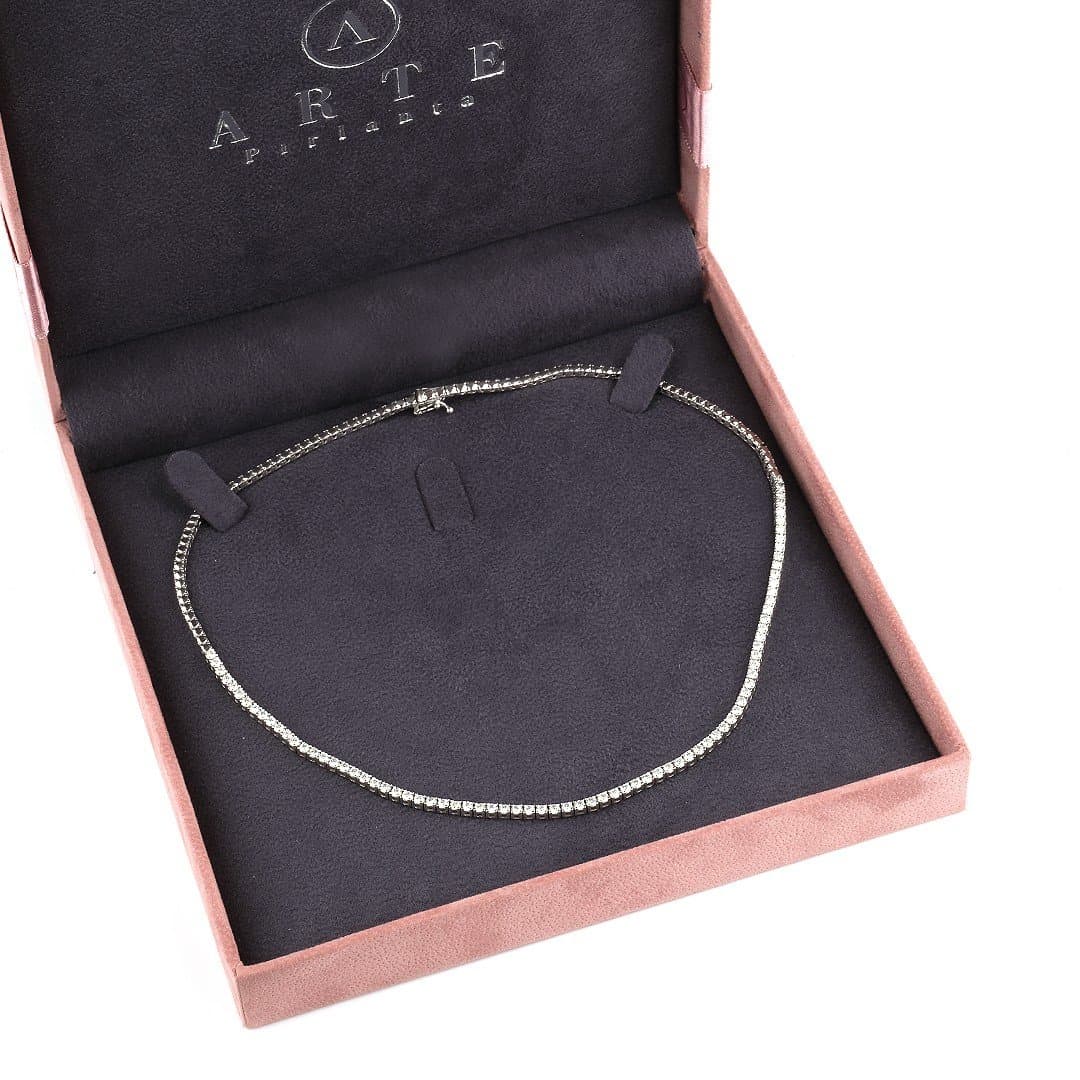 1.28ct F Rengi Pırlanta Suyolu Altın Kolye — 3. görünüm
