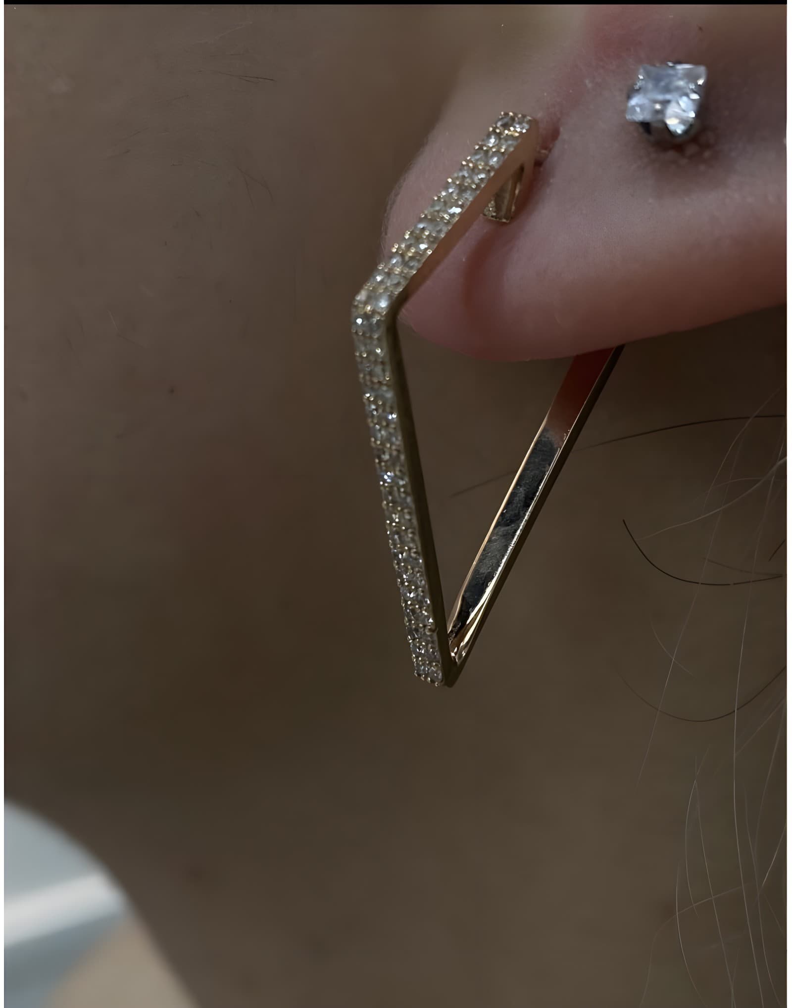 Allora 0.45ct Pırlanta Altın Küpe — 2. görünüm